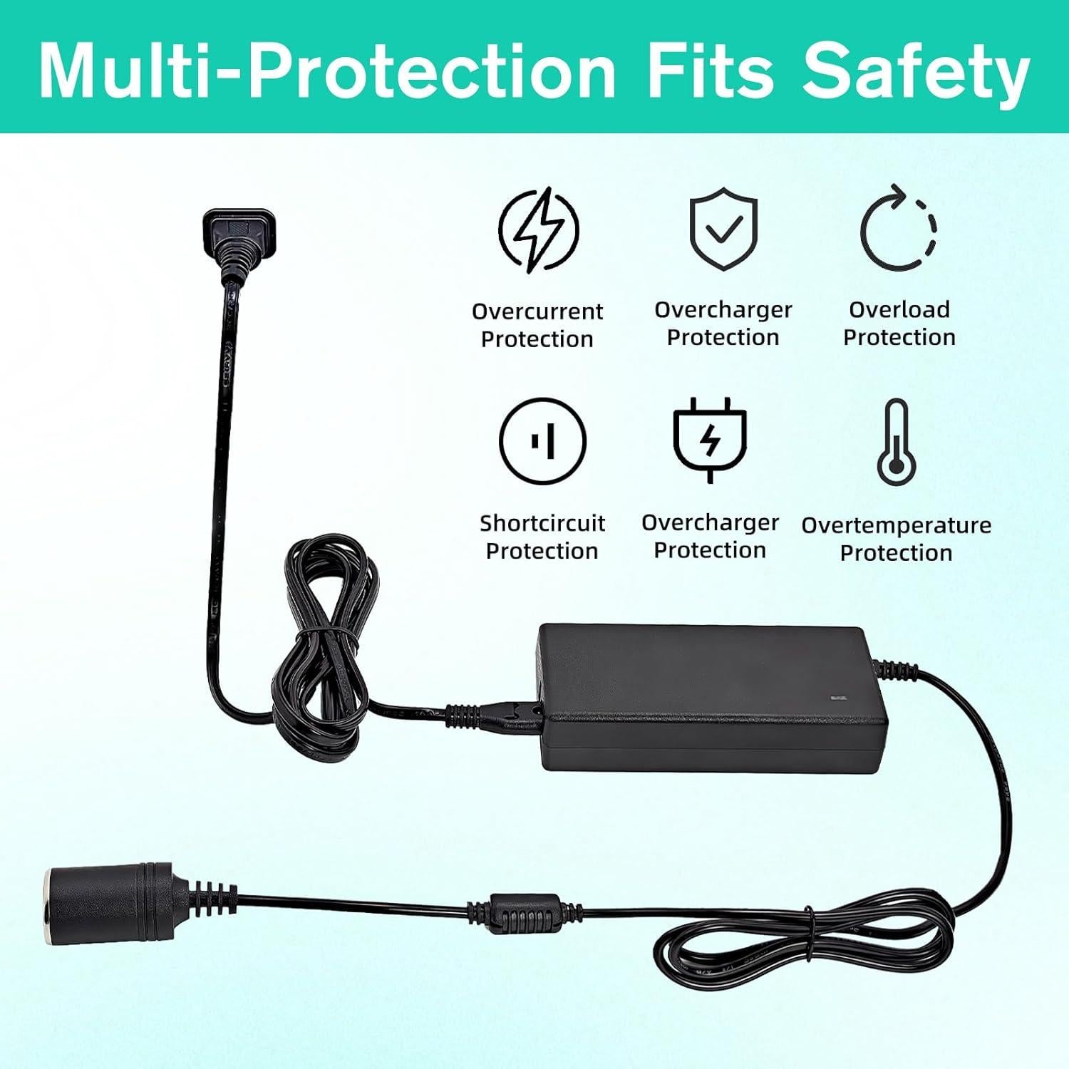 Adaptador de Alimentación 12V Igloo Iceless 5.8A Cargador