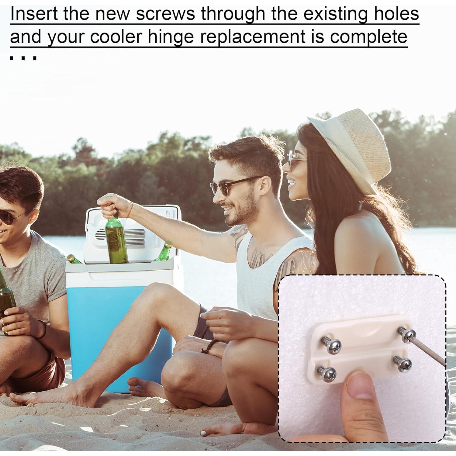 4 Bisagras de Plástico Goktvai para Enfriadores Igloo 50-165 QT