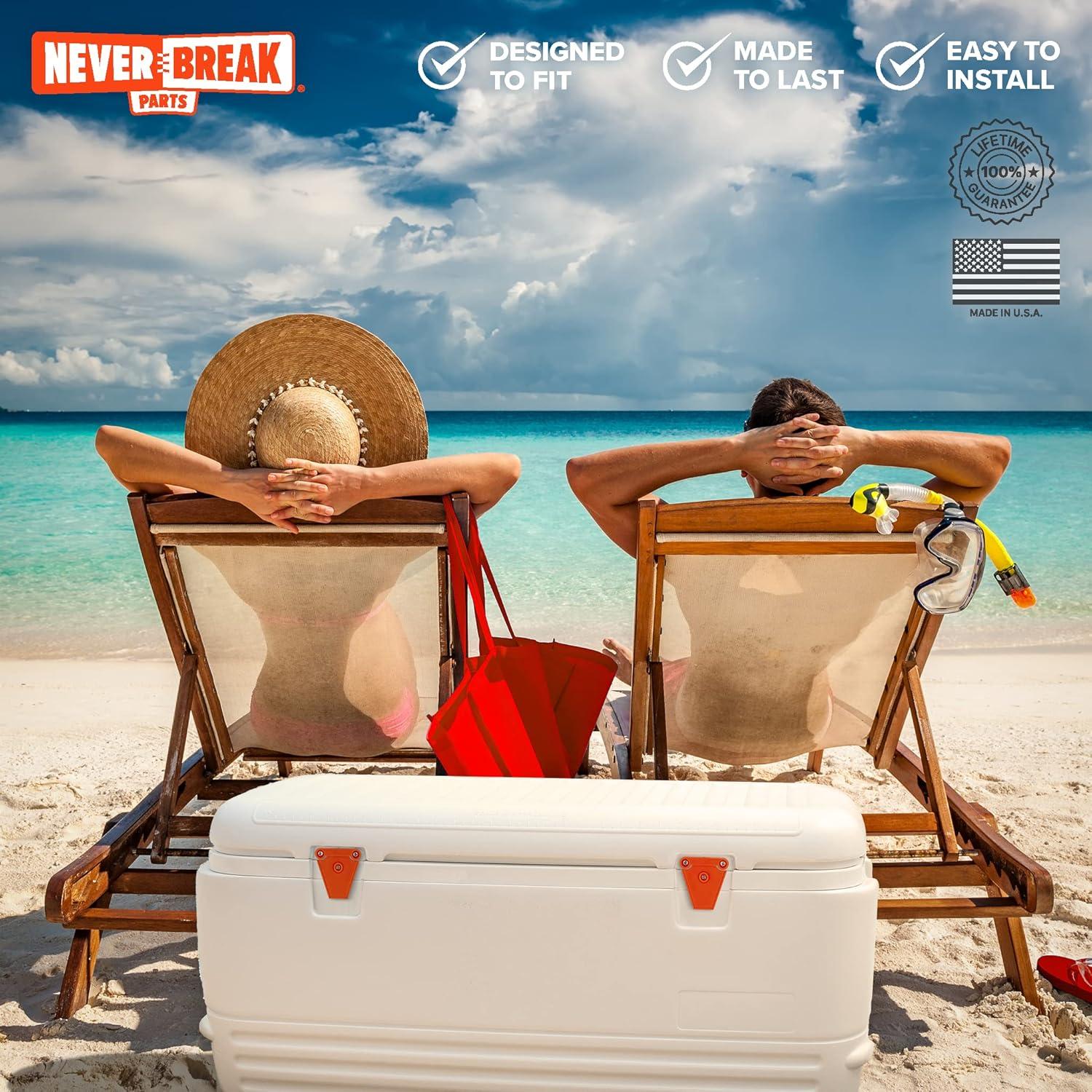 Pestillos de Reemplazo NeverBreak para Nevera Igloo - 2 Piezas