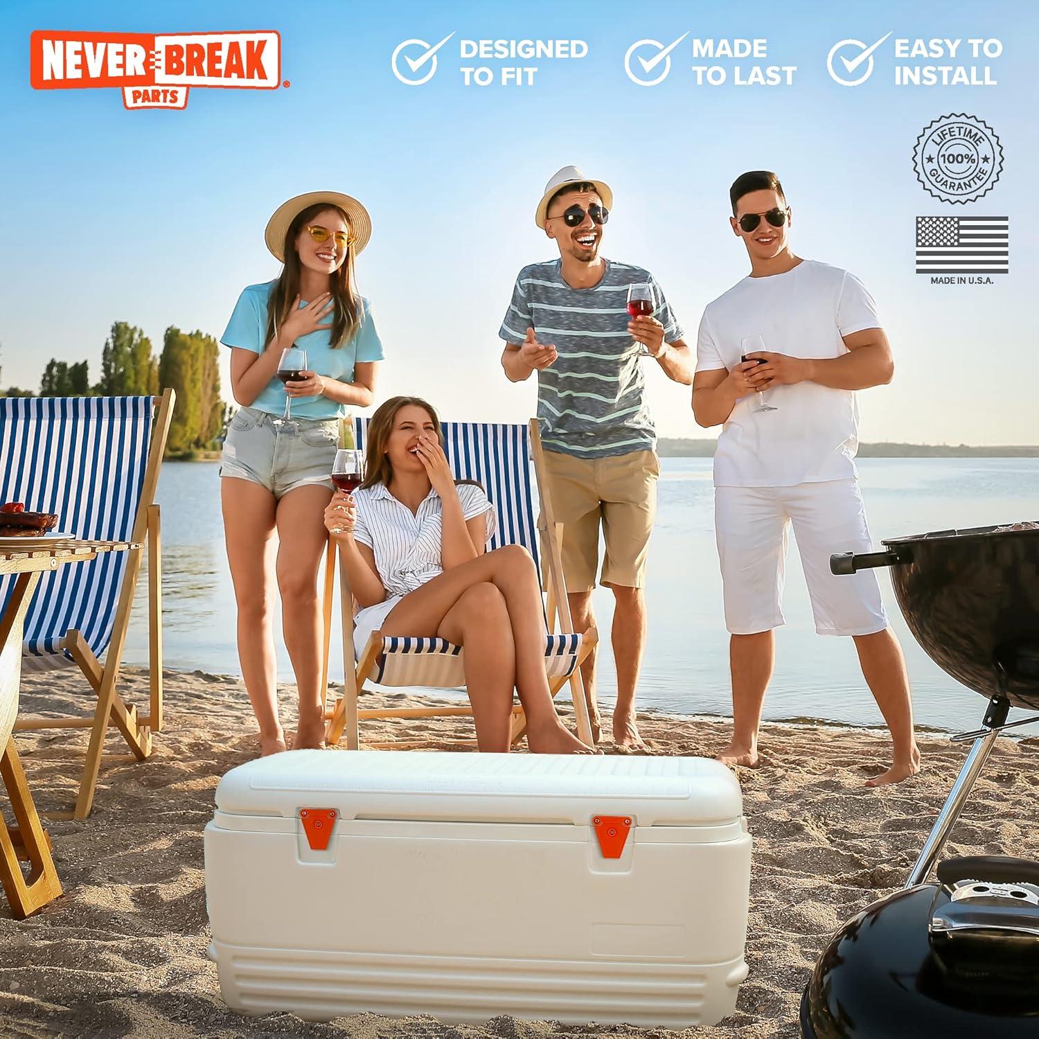 Pestillos de Reemplazo NeverBreak para Nevera Igloo - 2 Piezas