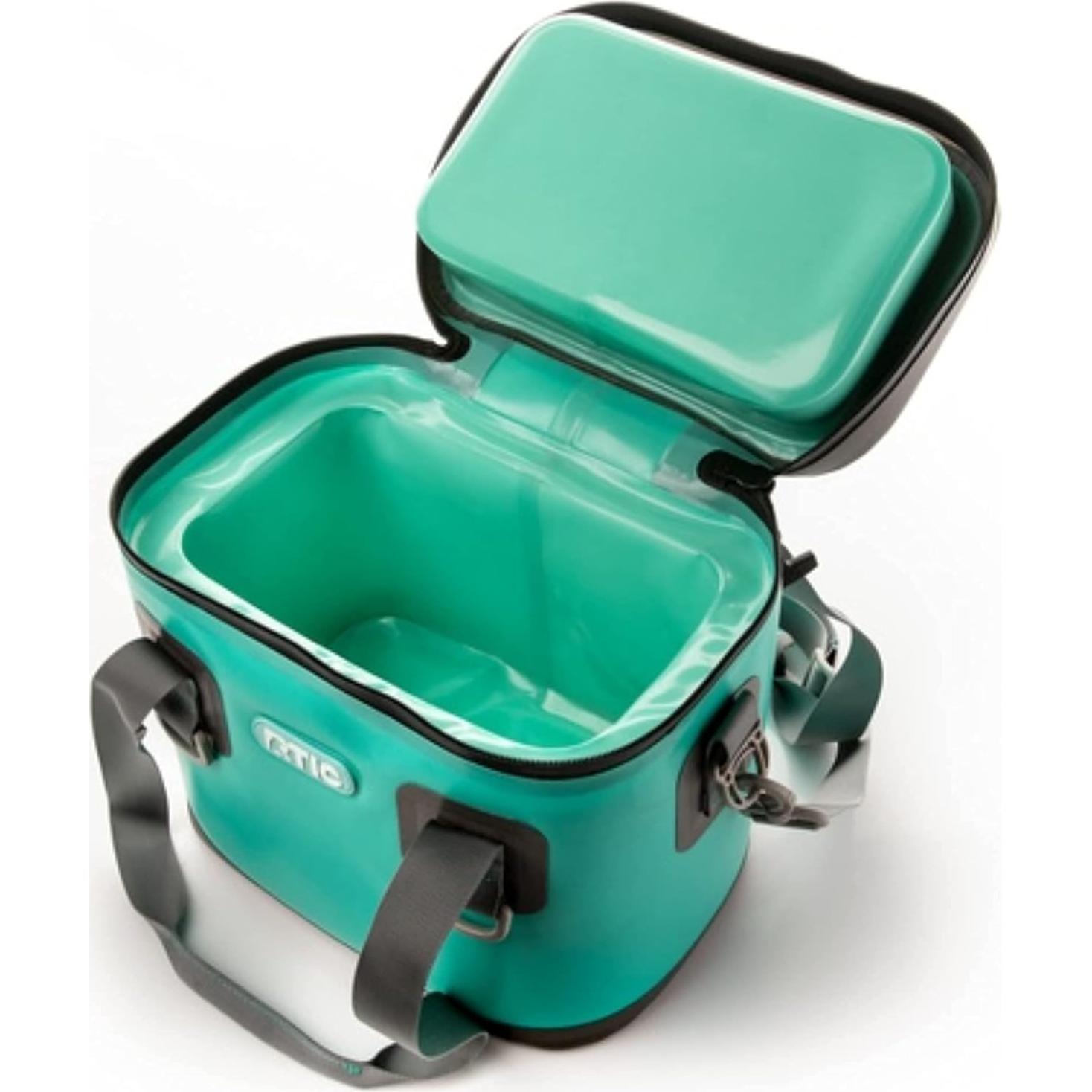 Cooler Aislado RTIC 8 Latitas 2.72kg Verde Mar Portátil