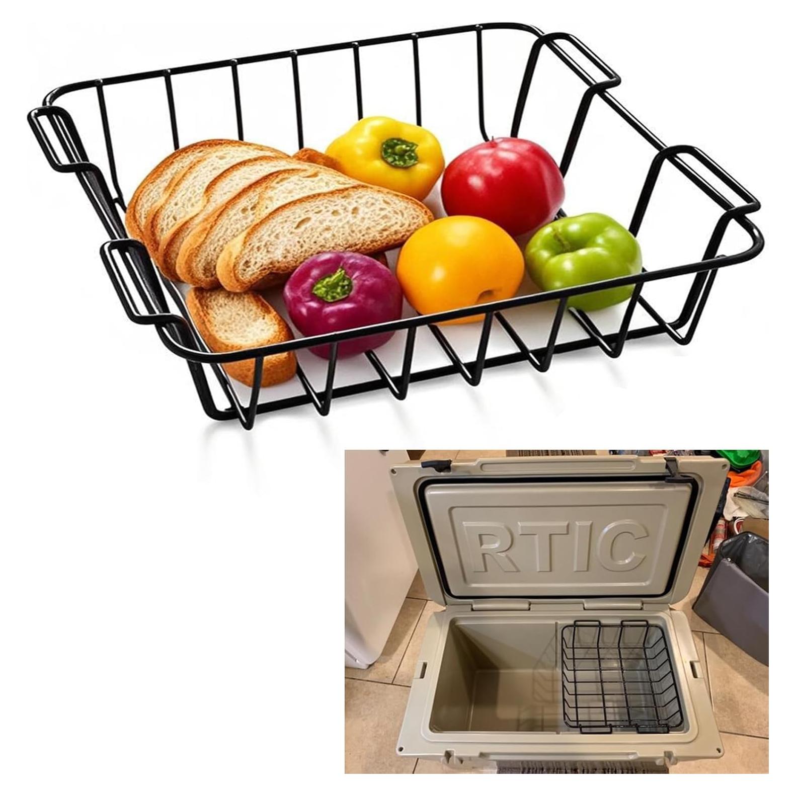 Cesta de Enfriador CORRBPEN 65 cm, Acero Aleado, Negro