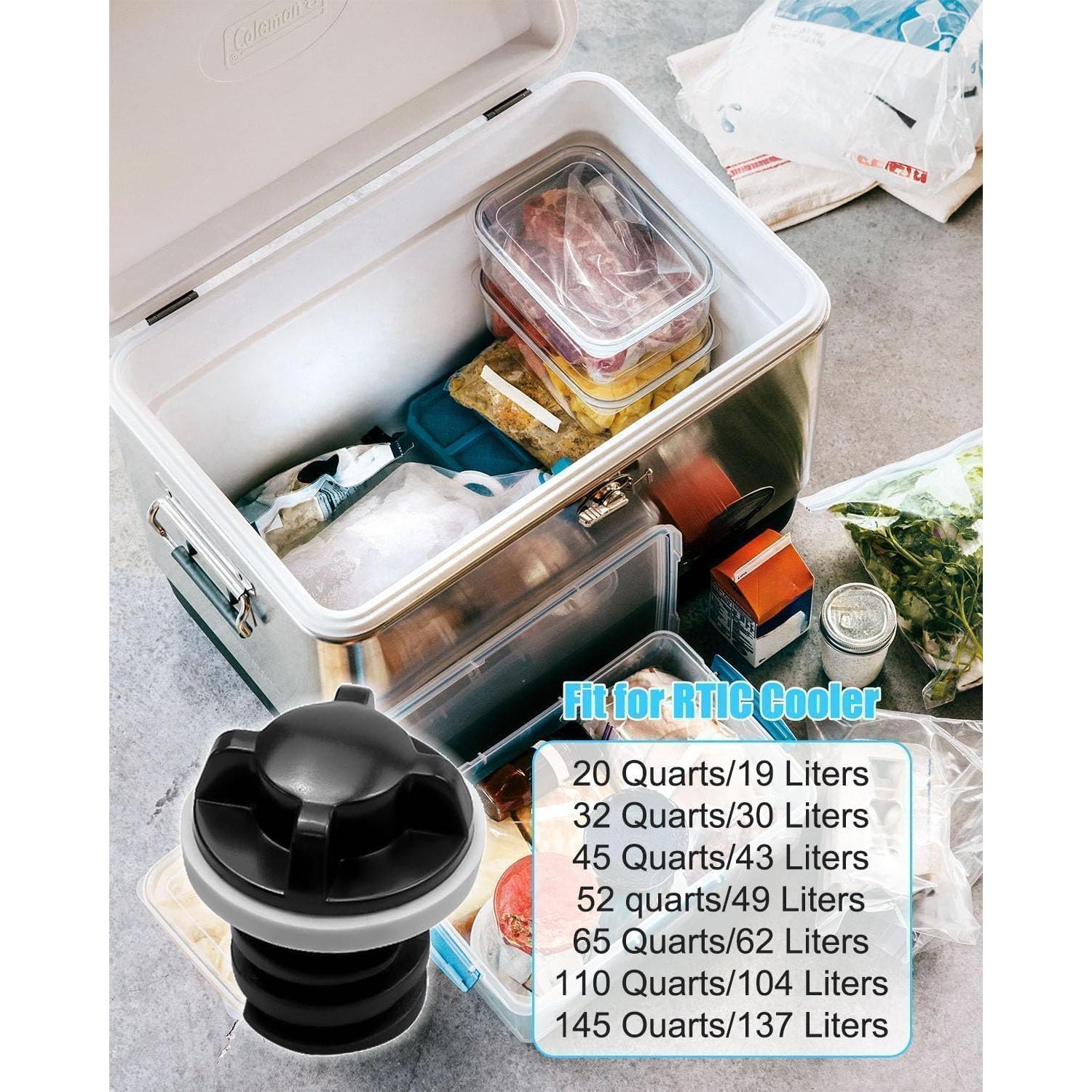 2 Tapones de Drenaje y 4 Pies para Cooler MQLPXI Compatibles