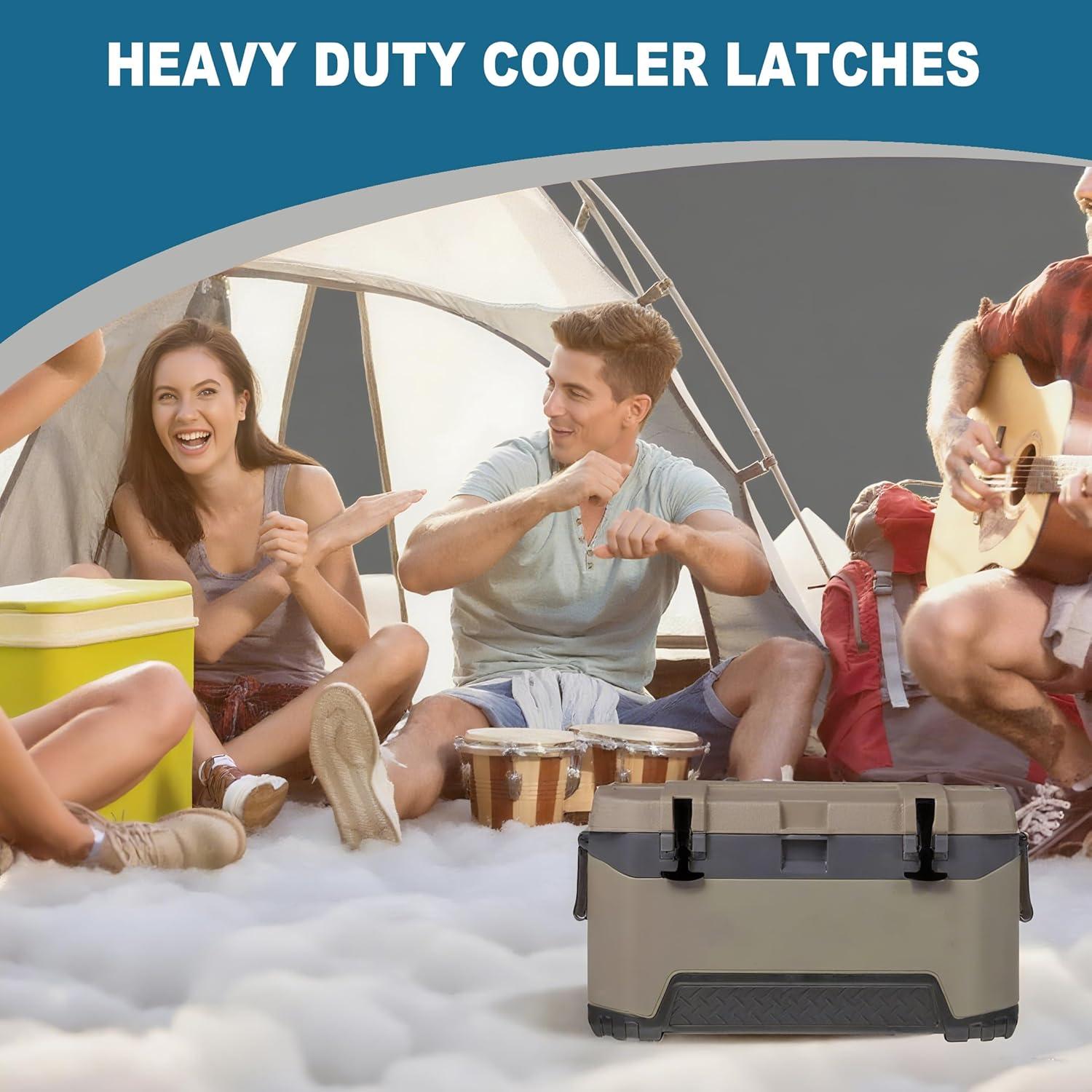 Pestillos de Reemplazo Qbonway para Cooler Yeti RTIC 2-Pack