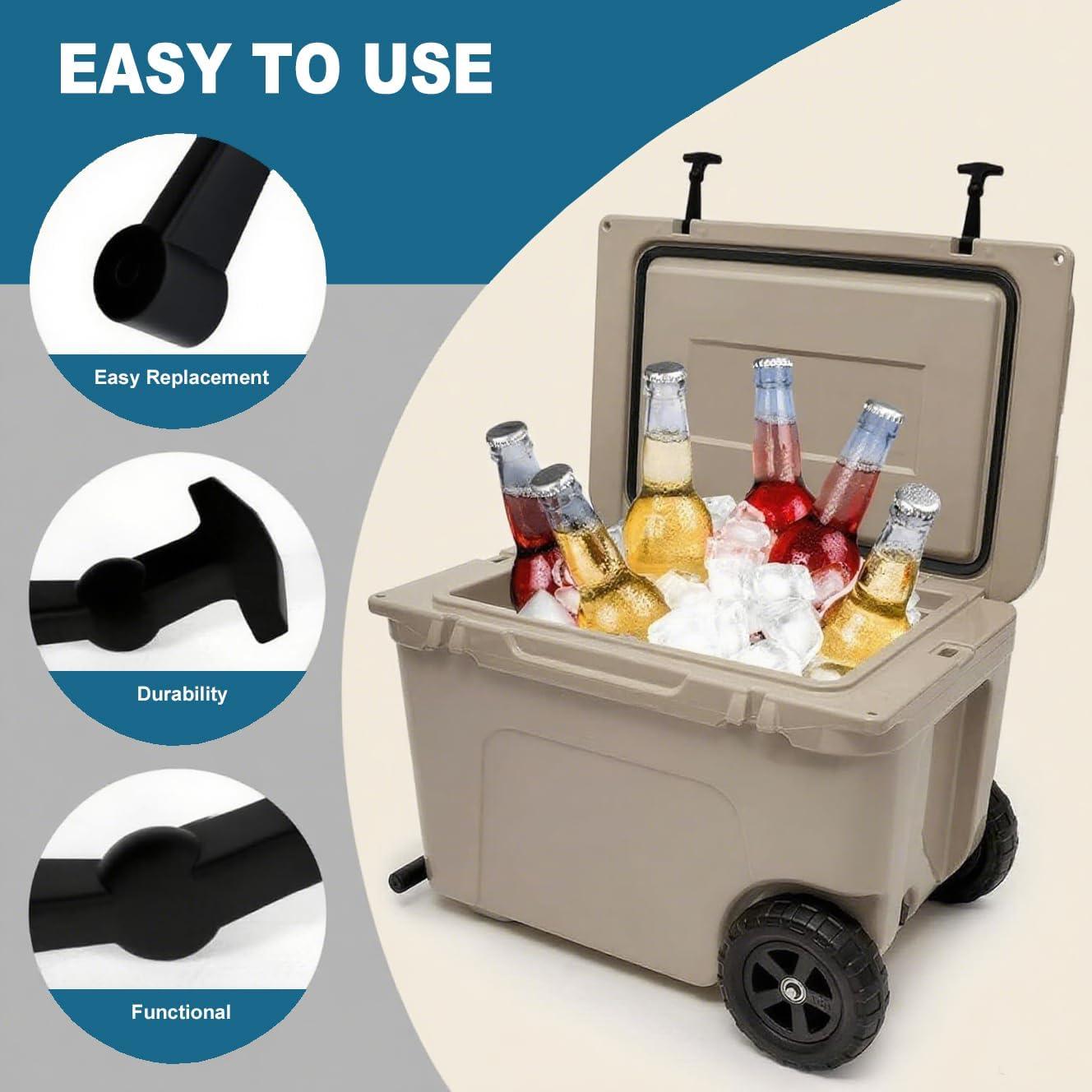 Pestillos de Reemplazo Qbonway para Cooler Yeti RTIC 2-Pack