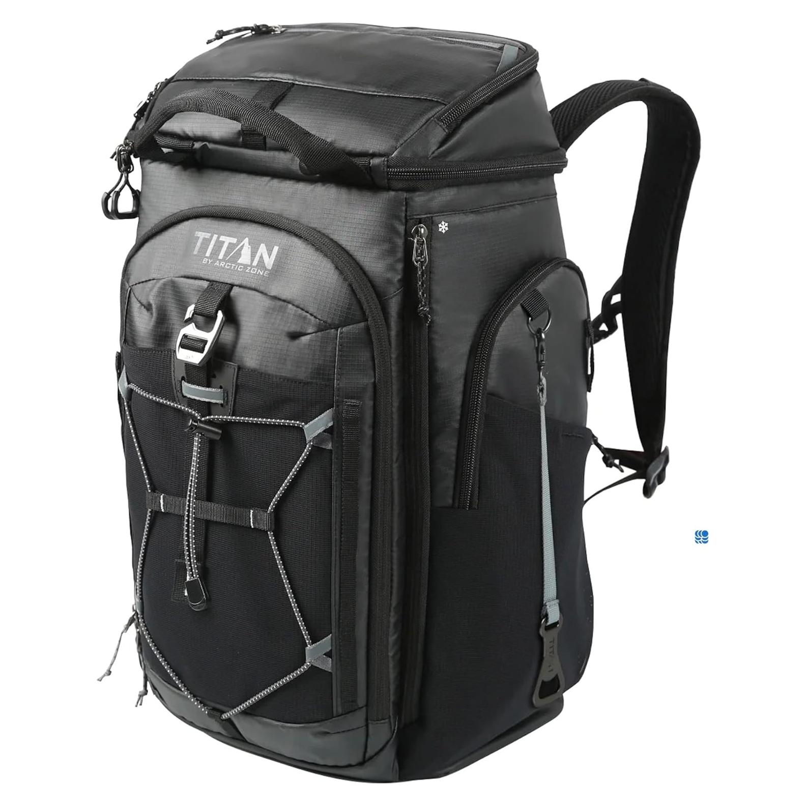 Cooler de Mochila Aislado Genérico 26 Latas Negro