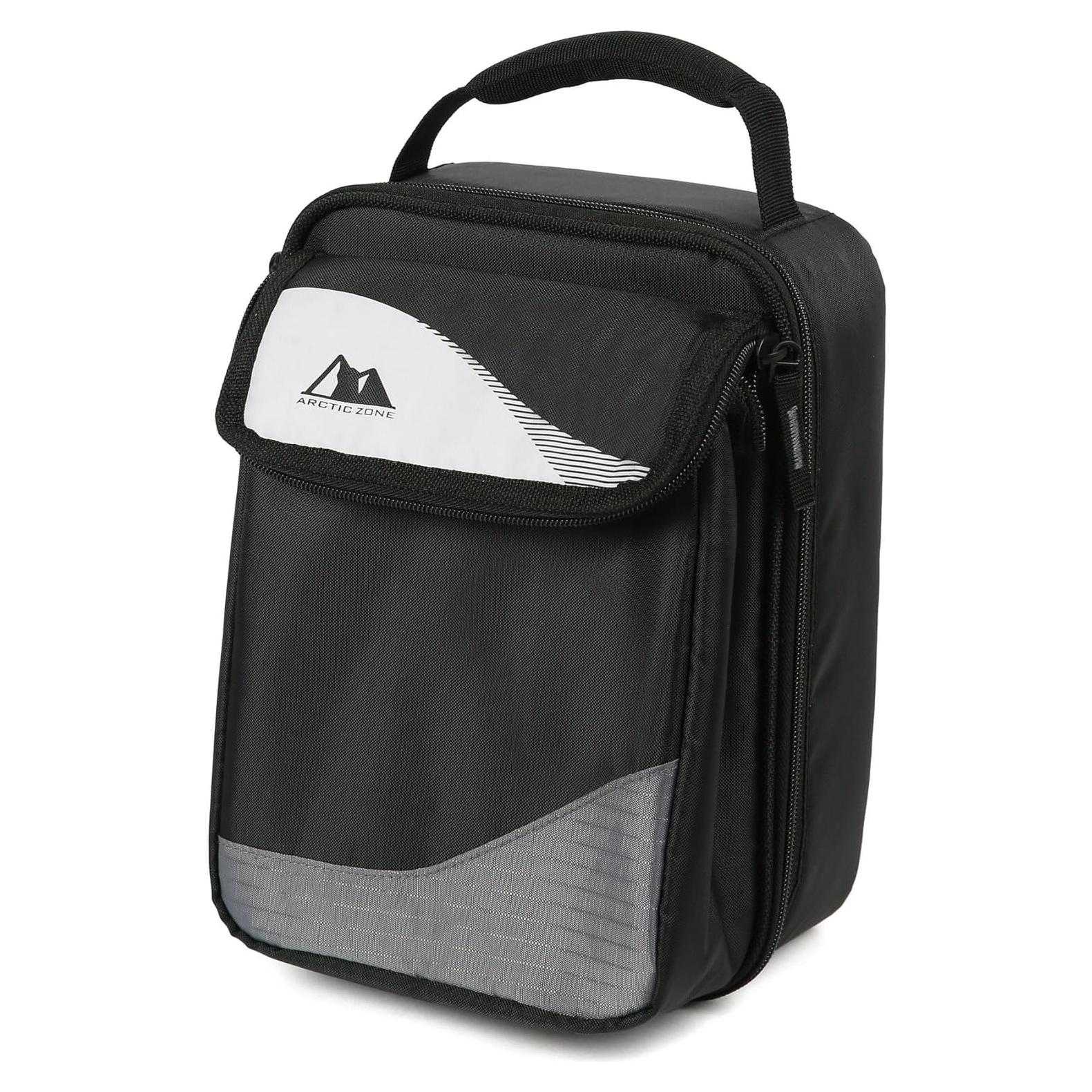 Caja de Almuerzo Expandible Arctic Zone 3.58kg Negro/Blanco