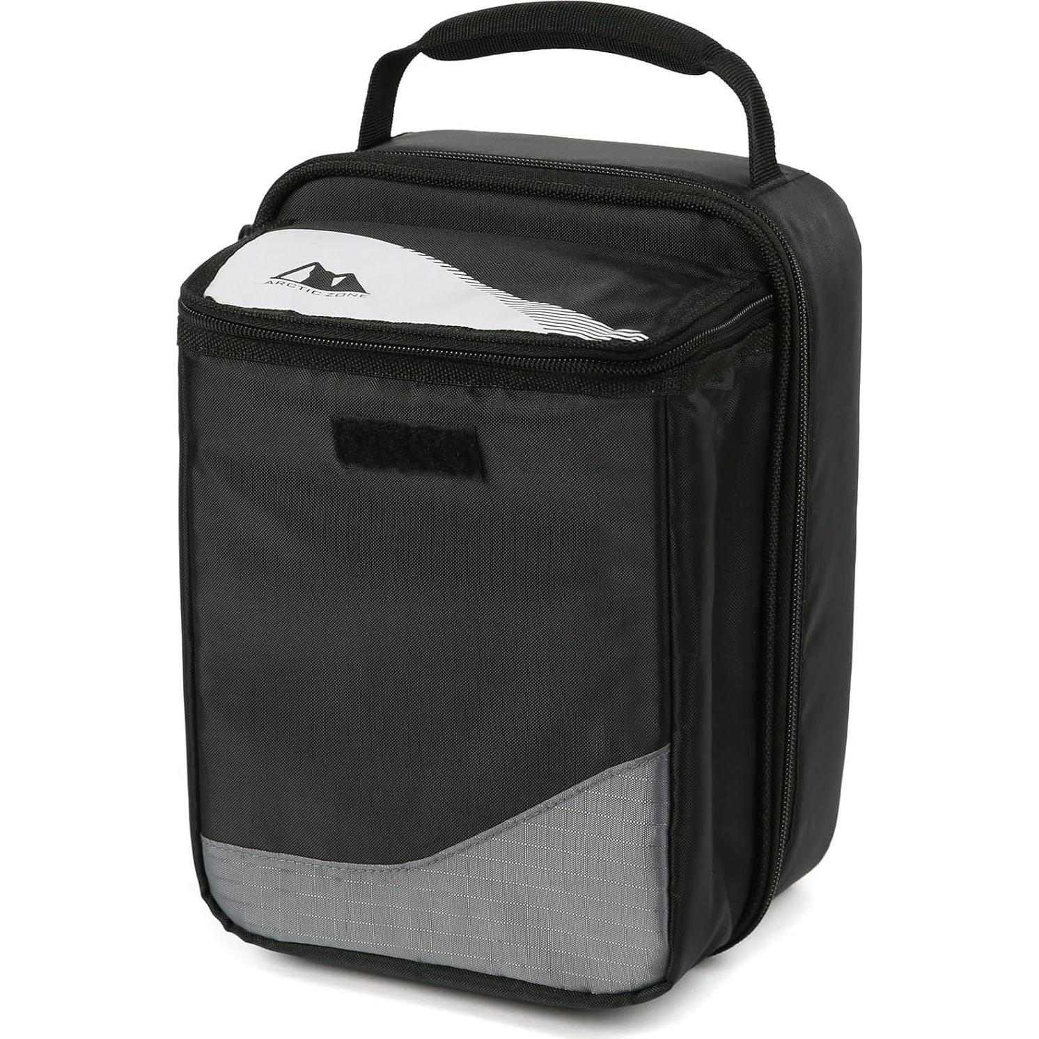 Caja de Almuerzo Expandible Arctic Zone 3.58kg Negro/Blanco
