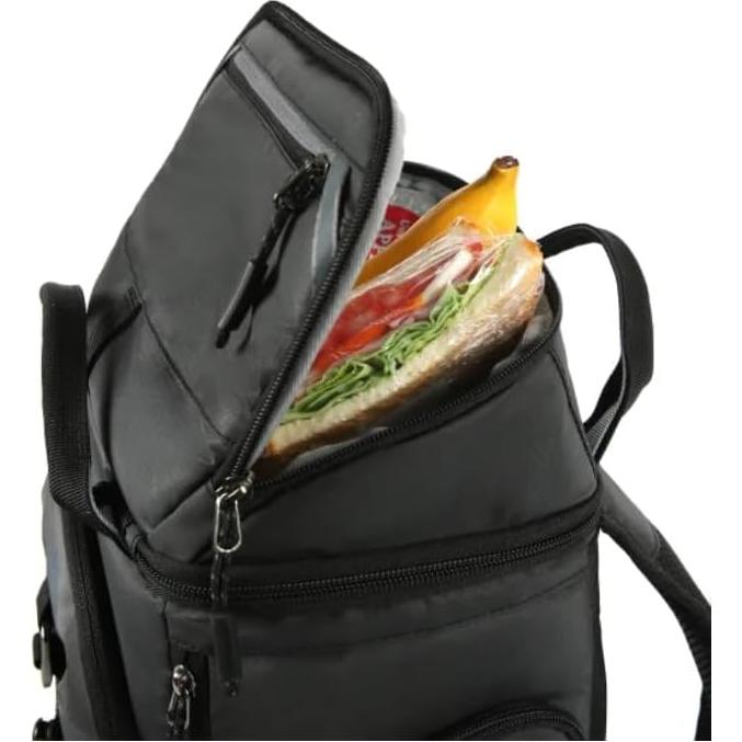 Cooler de Mochila Aislado Genérico 26 Latas Negro