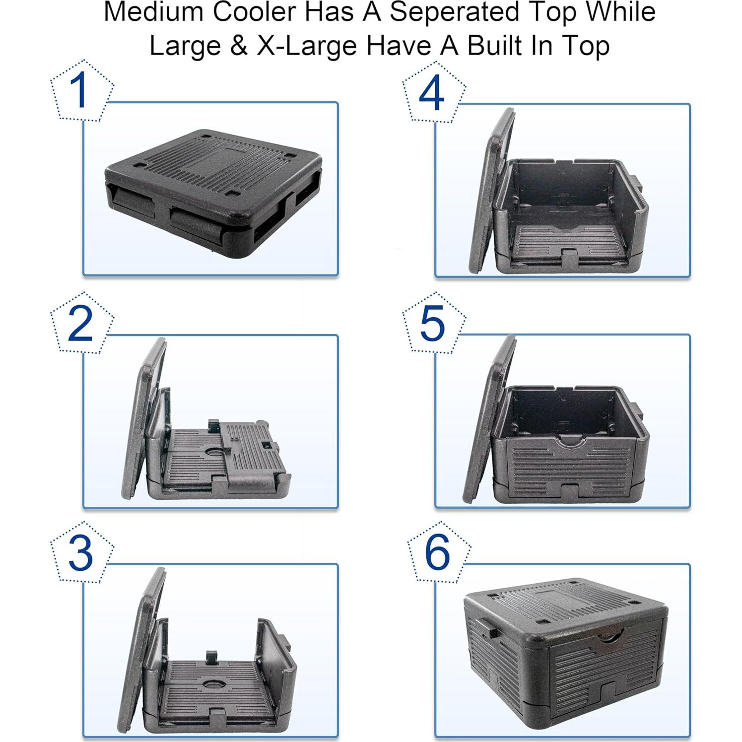 Enfriador Plegable de Espuma 25L 5 Estrellas - Aislado y Ligero