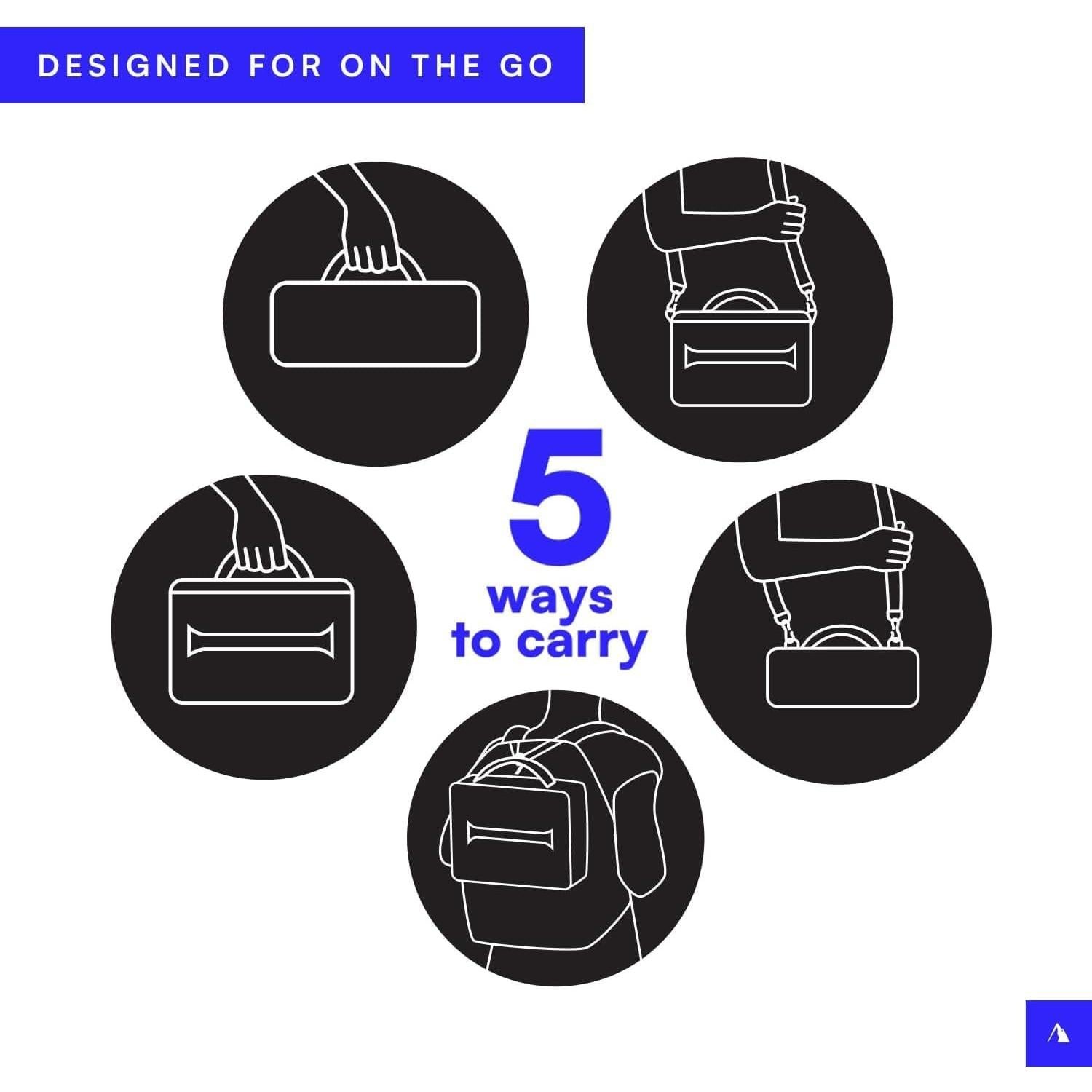 Bolsa de Almuerzo Expandible Arctic Zone Titan Gris y Azul