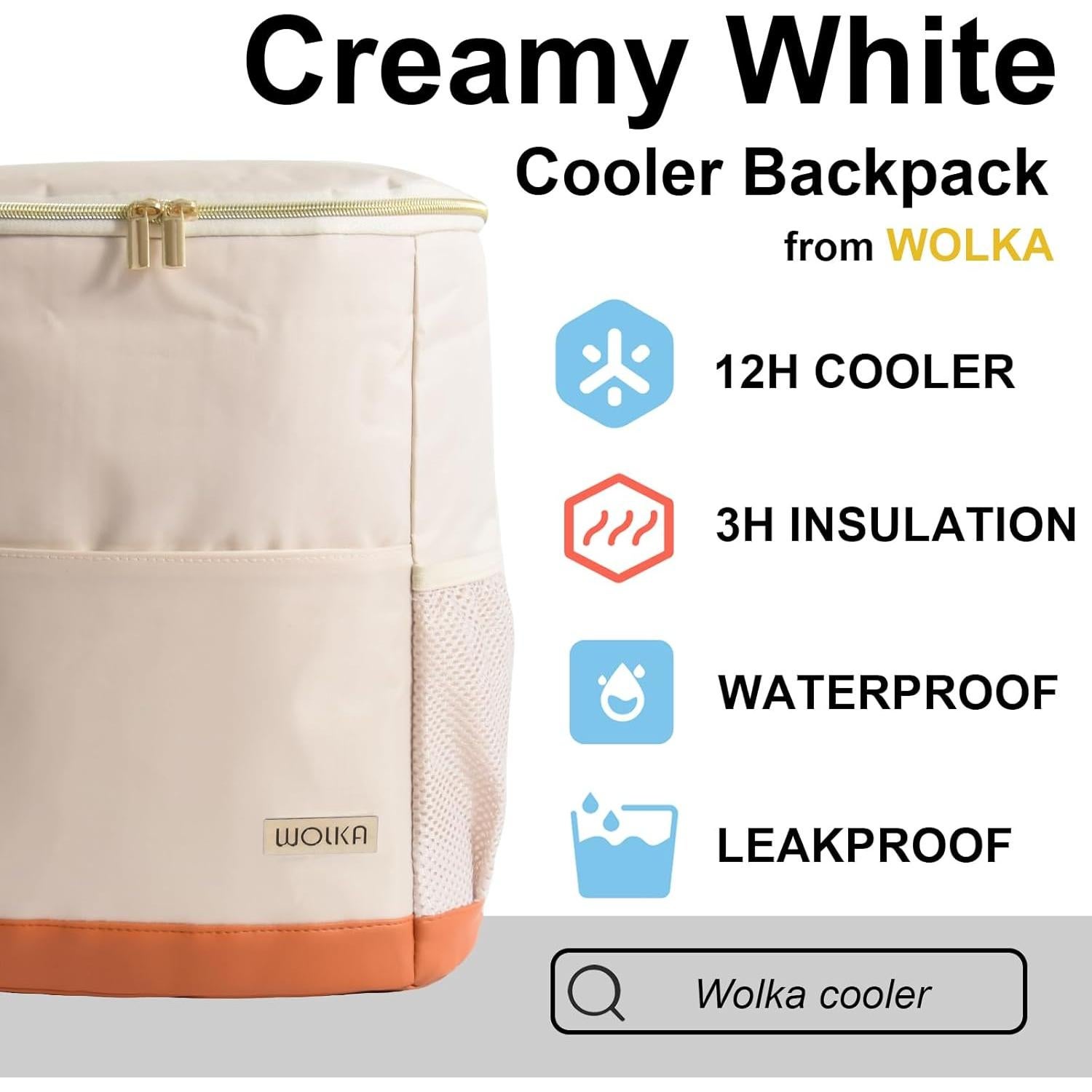 Mochila Enfriadora Aislada HAWGON 17.8L Impermeable 12h