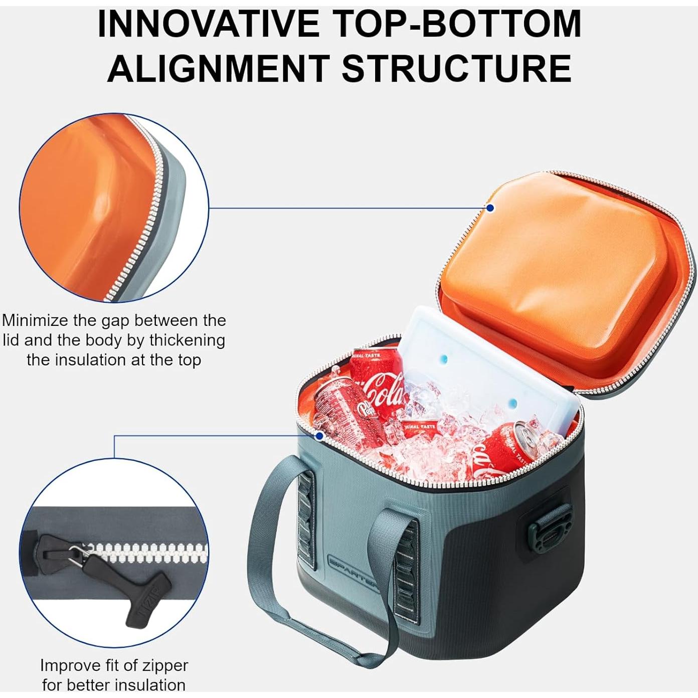 Enfriador Suave SPARTER 11L Aislado IP68 para Camping