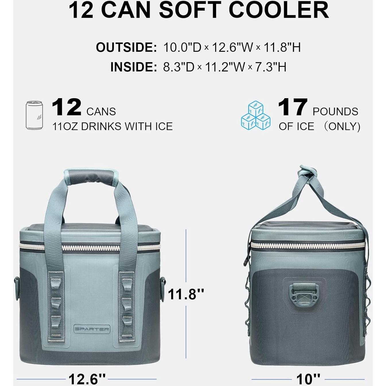 Enfriador Suave SPARTER 11L Aislado IP68 para Camping