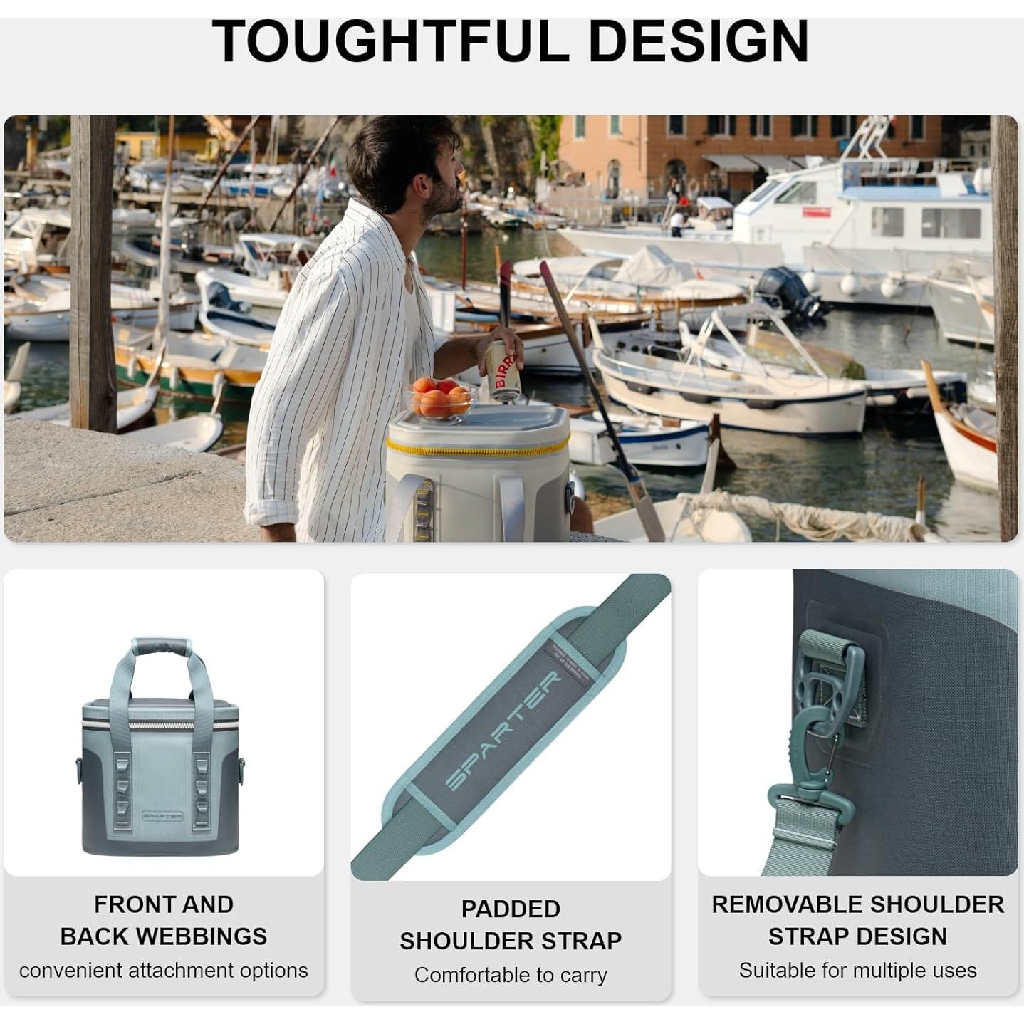 Enfriador Suave SPARTER 11L Aislado IP68 para Camping