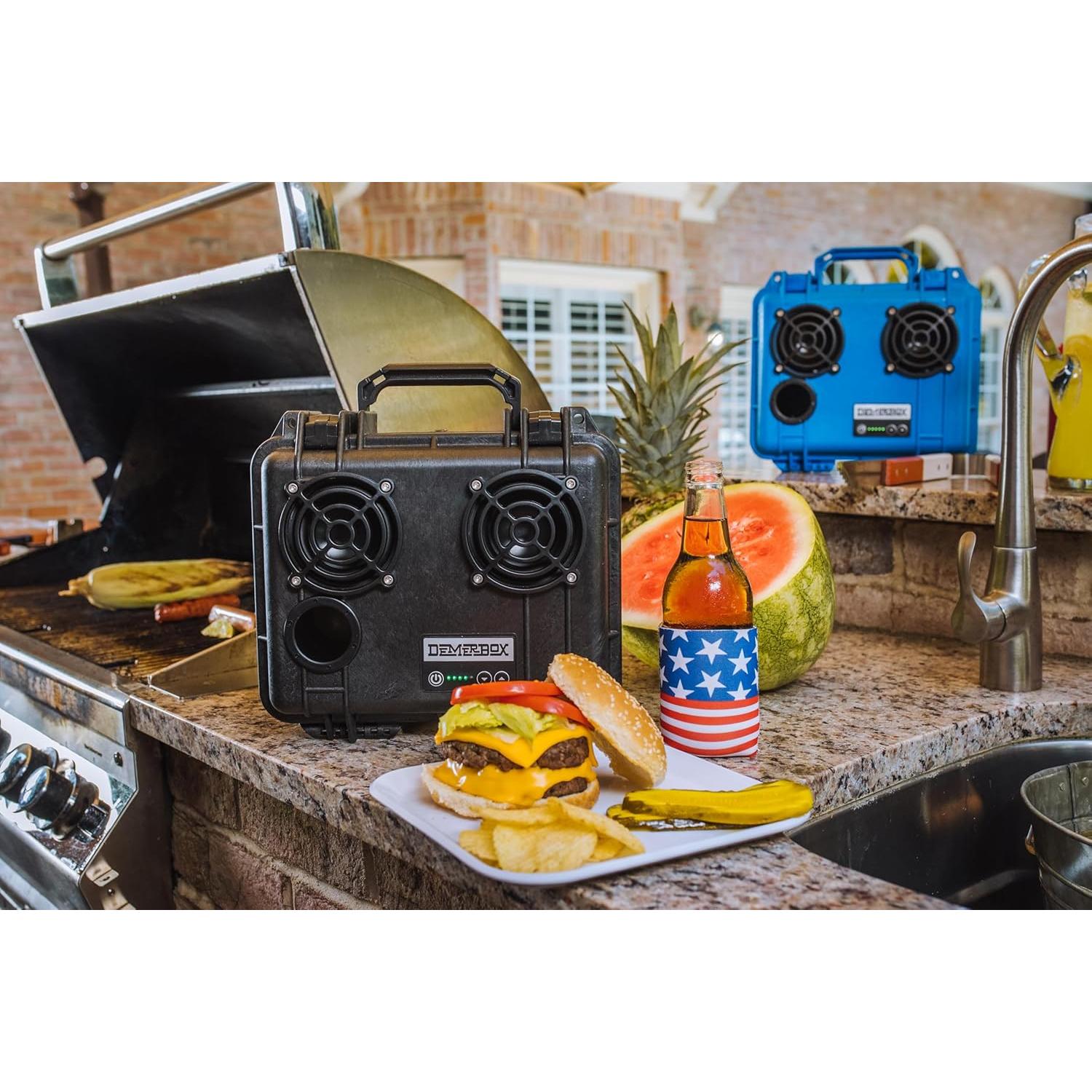 Altavoz Bluetooth Demerbox DB2 Azul Roseau Impermeable 40h