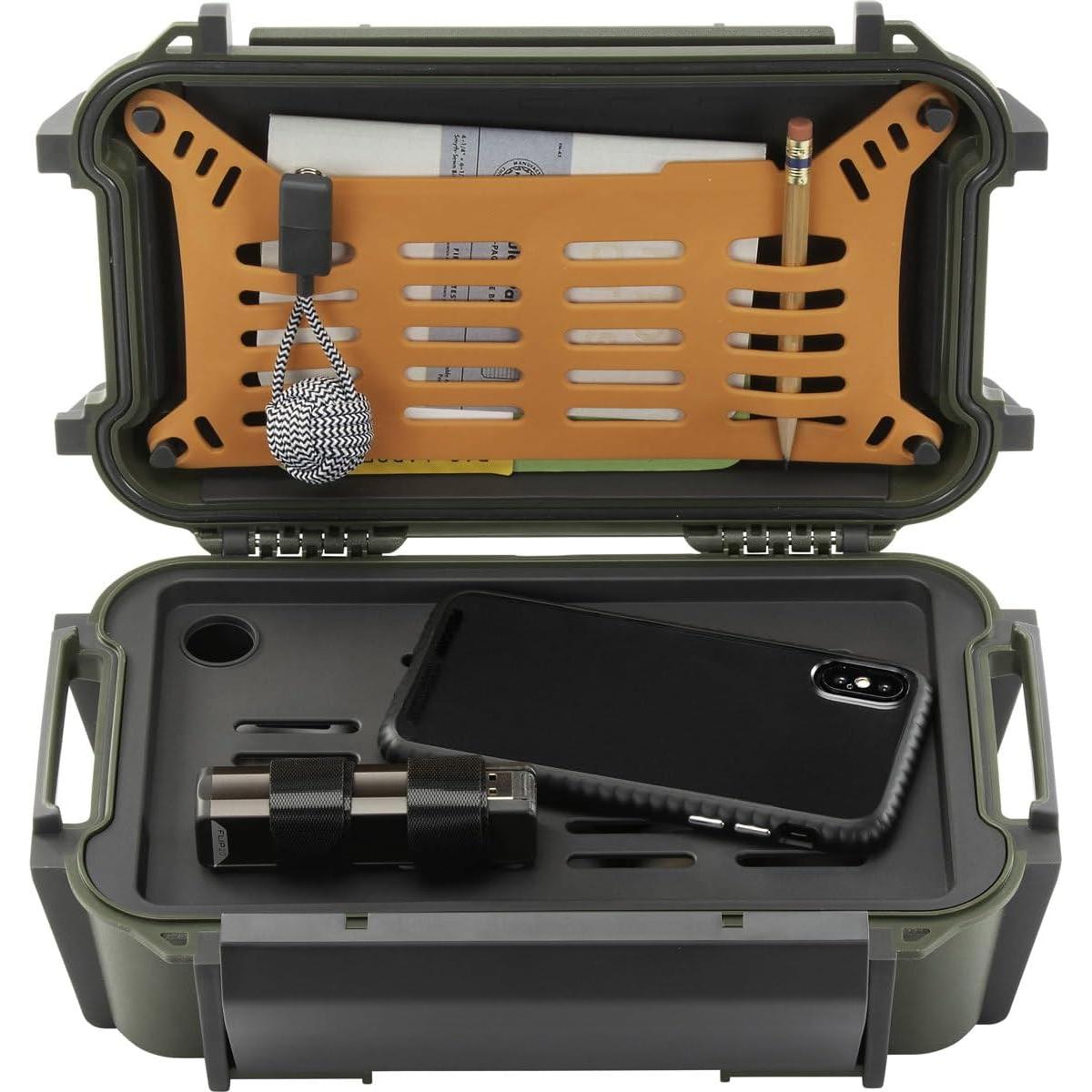 Estuche Pelican Ruck R60 Verde OD a prueba de agua y caídas