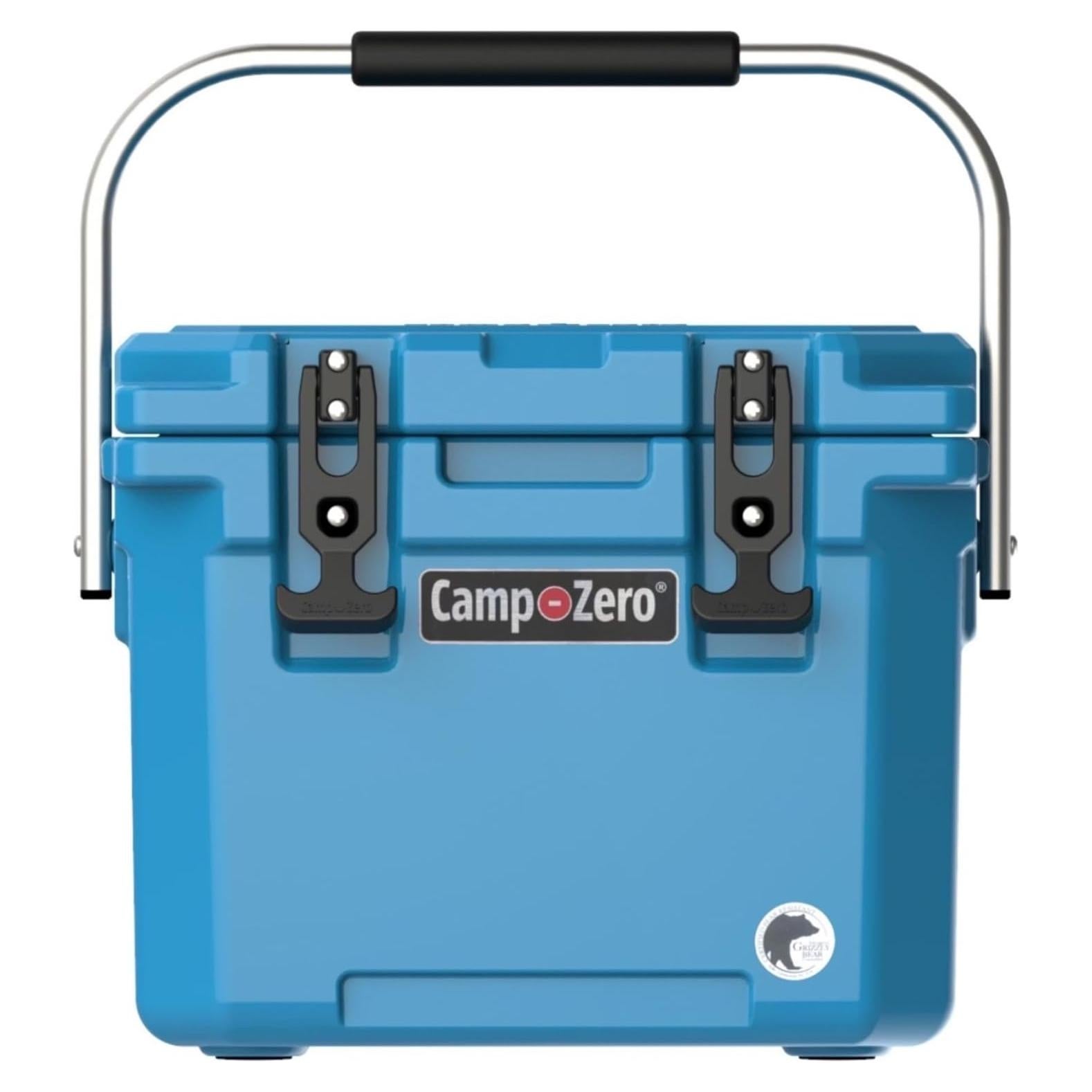 Enfriador Premium CAMP-ZERO 12L Turquesa con Portavasos