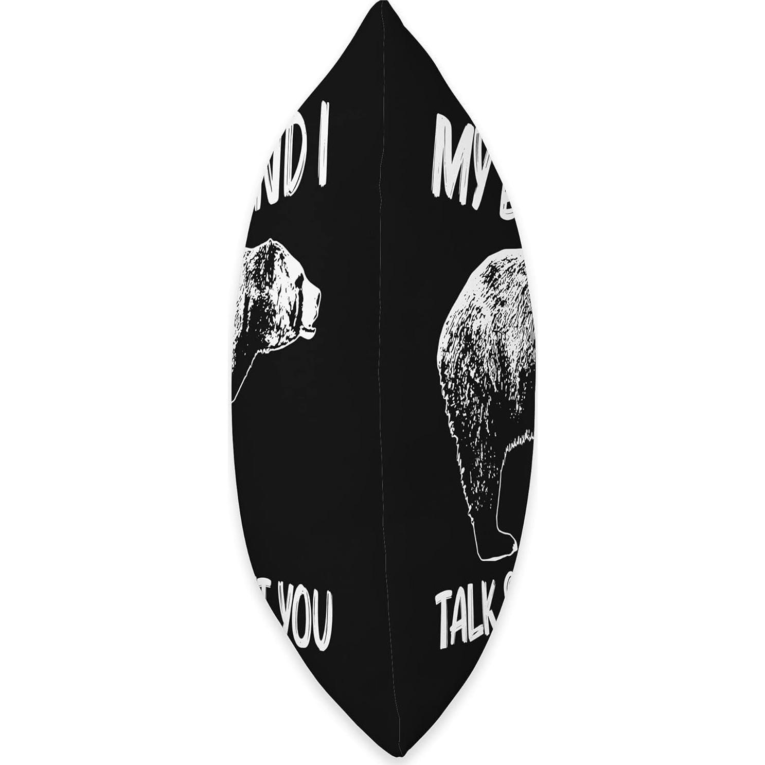 Cojín Cuadrado 45.72x45.72 cm Oso Grizzly Multicolor