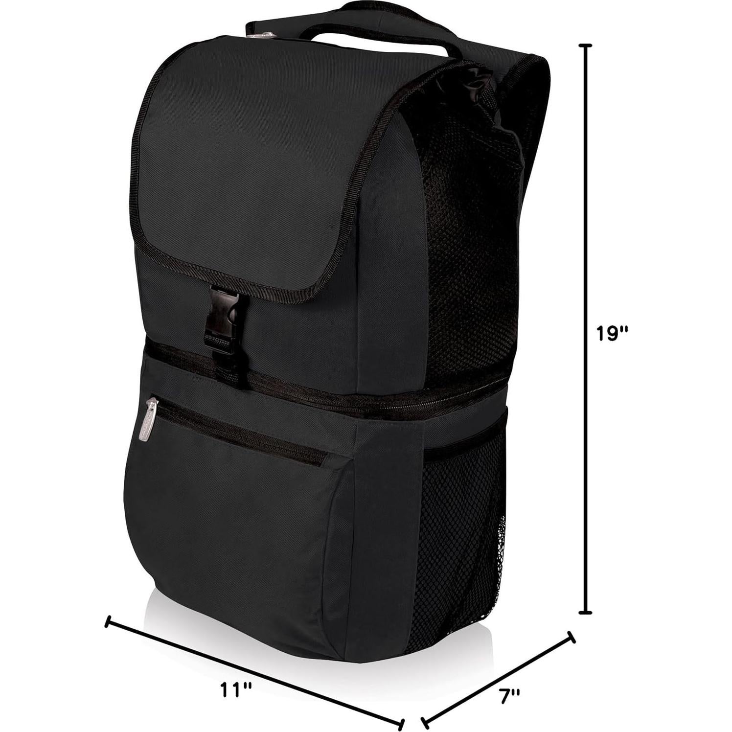 Mochila Enfriadora Aislada Picnic Time Zuma 20L Negra