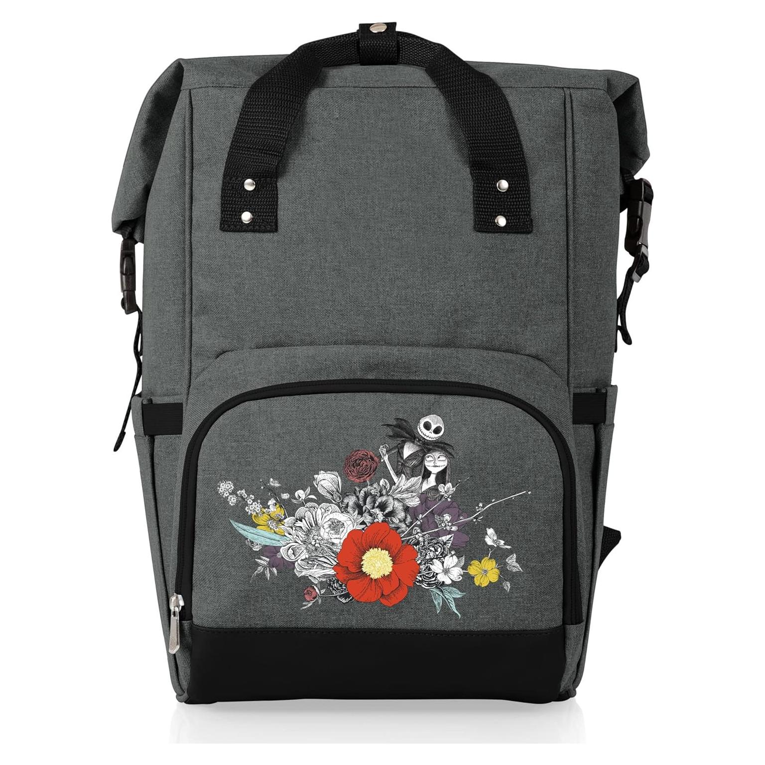 Mochila Enfriadora Roll-Top Disney Jack y Sally 42 L Gris