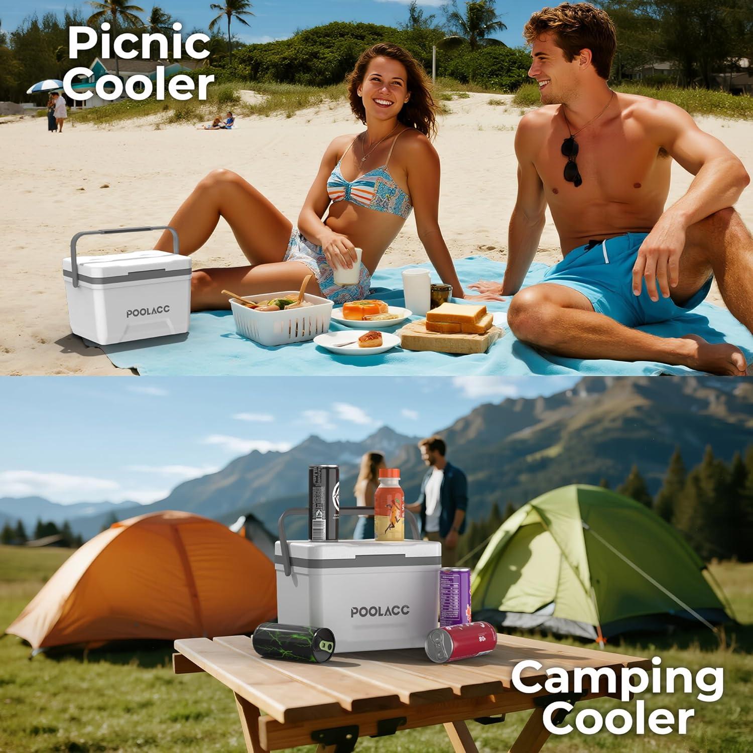 Enfriador Personal Portátil POOLACC 6.34qt para Piscina