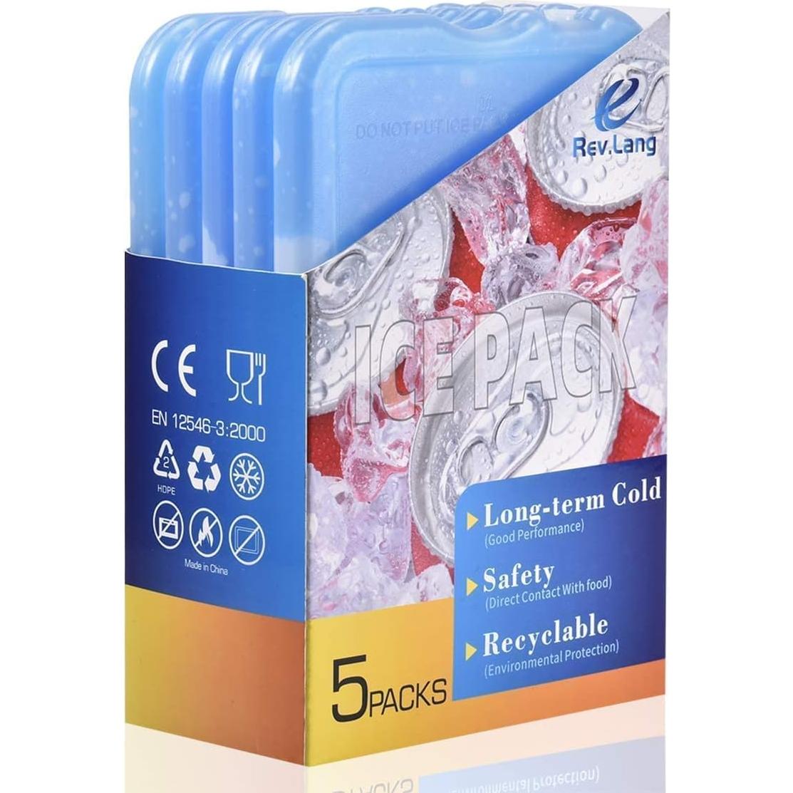 Paquete de Hielo Reutilizable Rev. Lang - 5 Piezas 200g