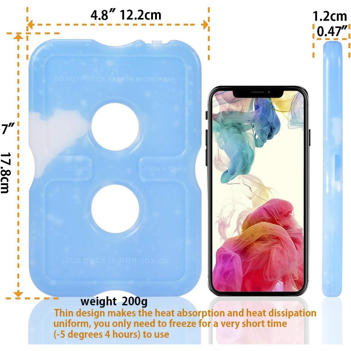 Paquete de Hielo Reutilizable Rev. Lang - 5 Piezas 200g