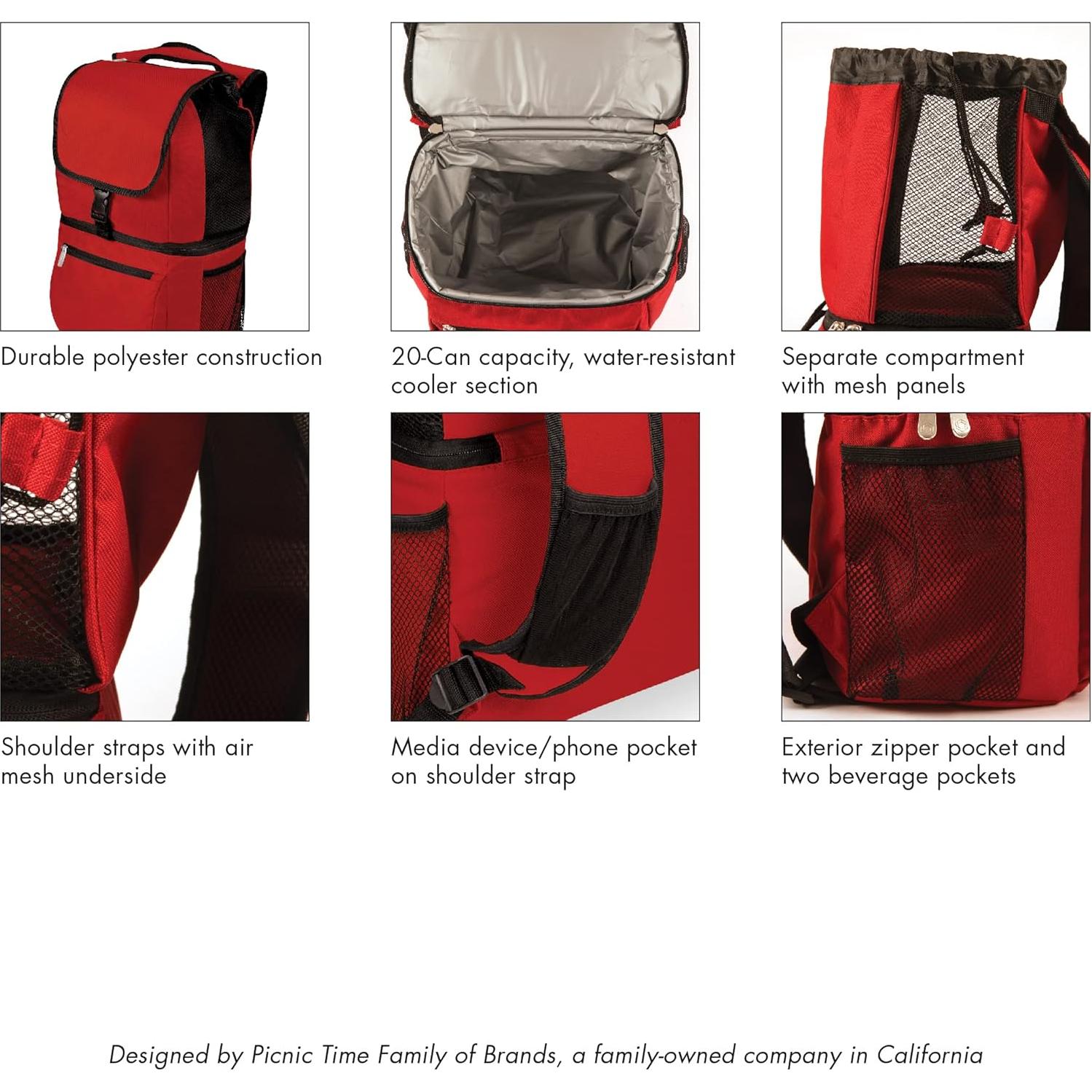 Mochila Enfriadora Zuma NFL PICNIC TIME 48.3x27.9x17.8cm