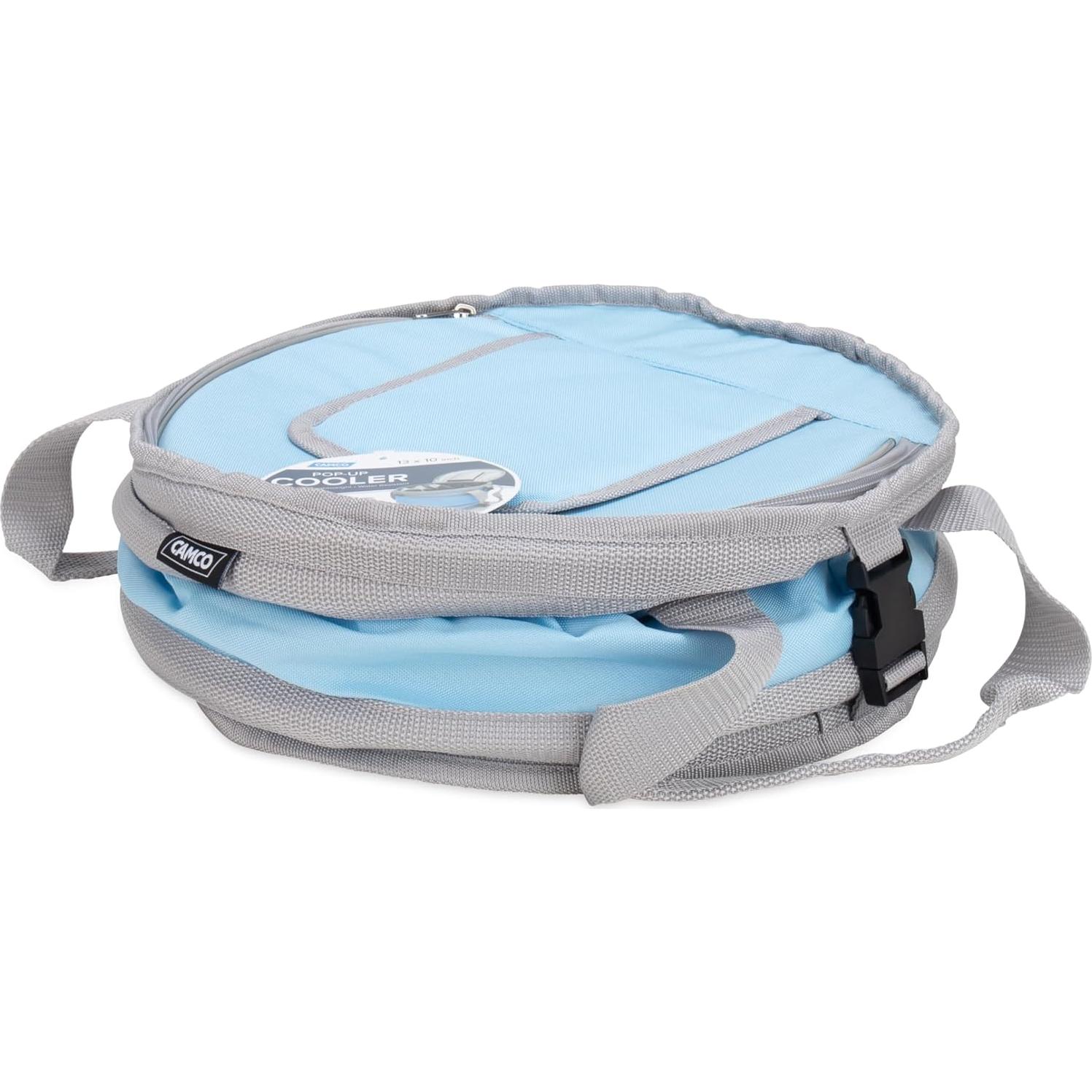 Enfriador Plegable Camco 21L Aislado Impermeable Azul 51995