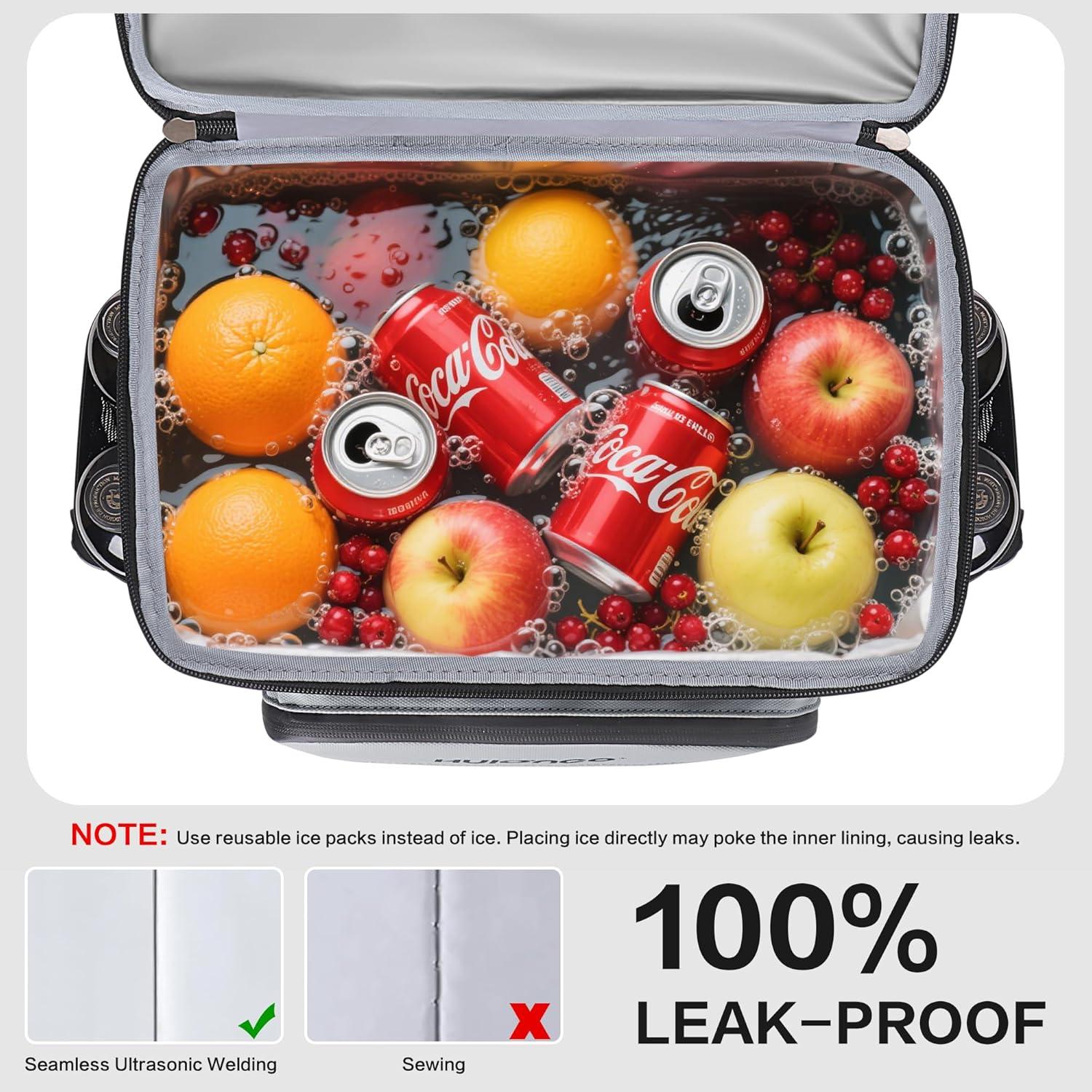 Mochila Cooler Aislada Hulongo 30.28L Impermeable 52 Latas