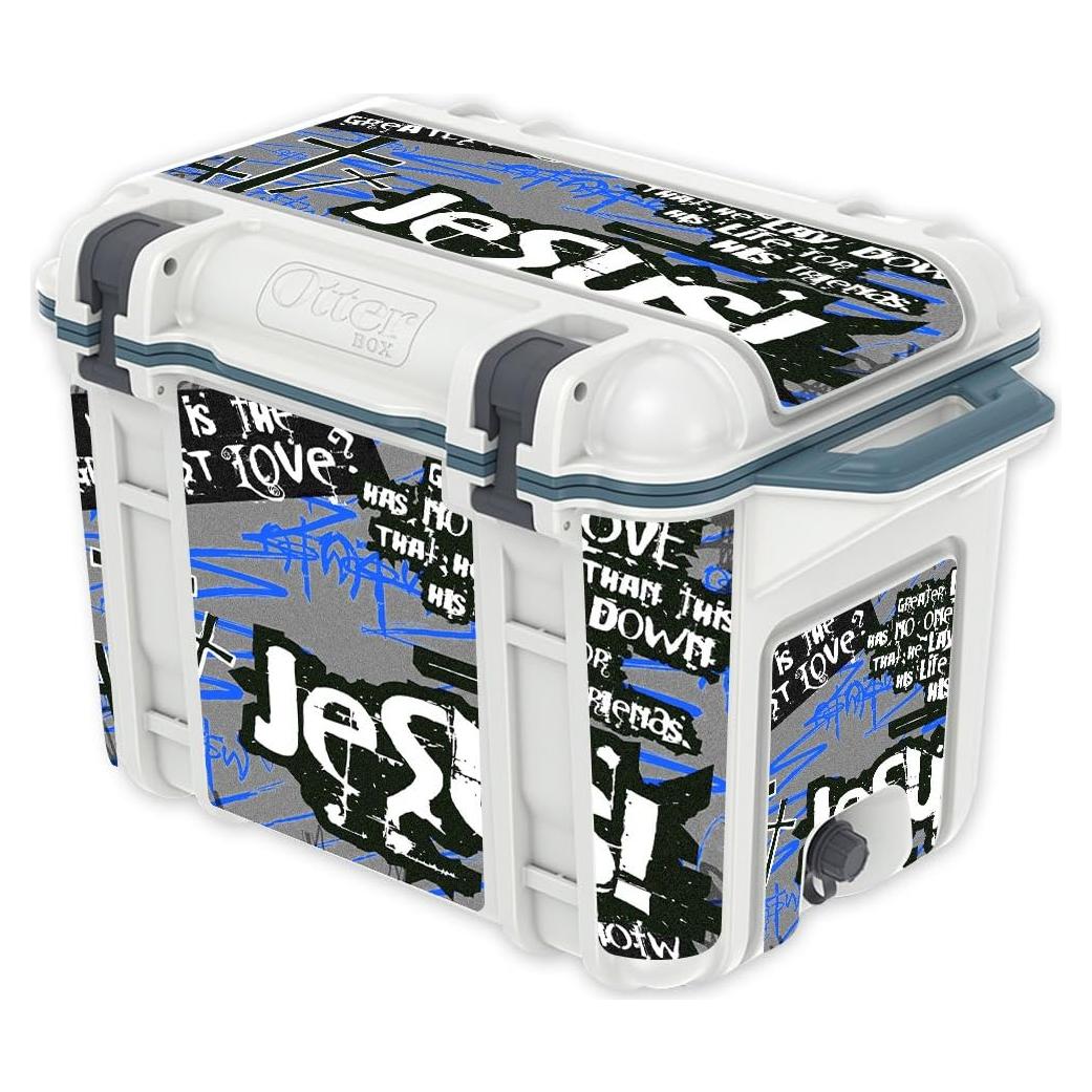 Piel Adhesiva MightySkins para Enfriador OtterBox 45 qt - Ama a Jesús