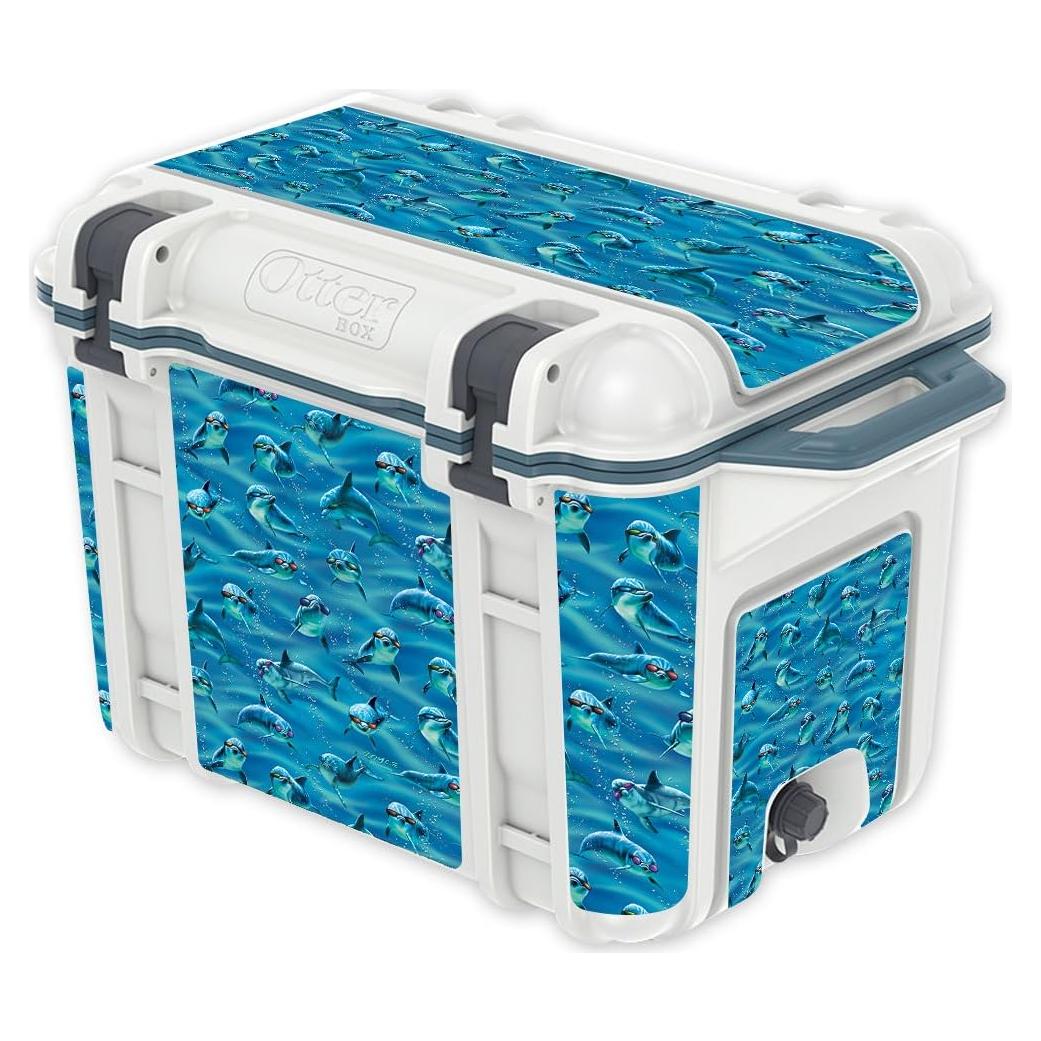 Piel de Vinilo MightySkins para Enfriador OtterBox 45 qt - Delfín