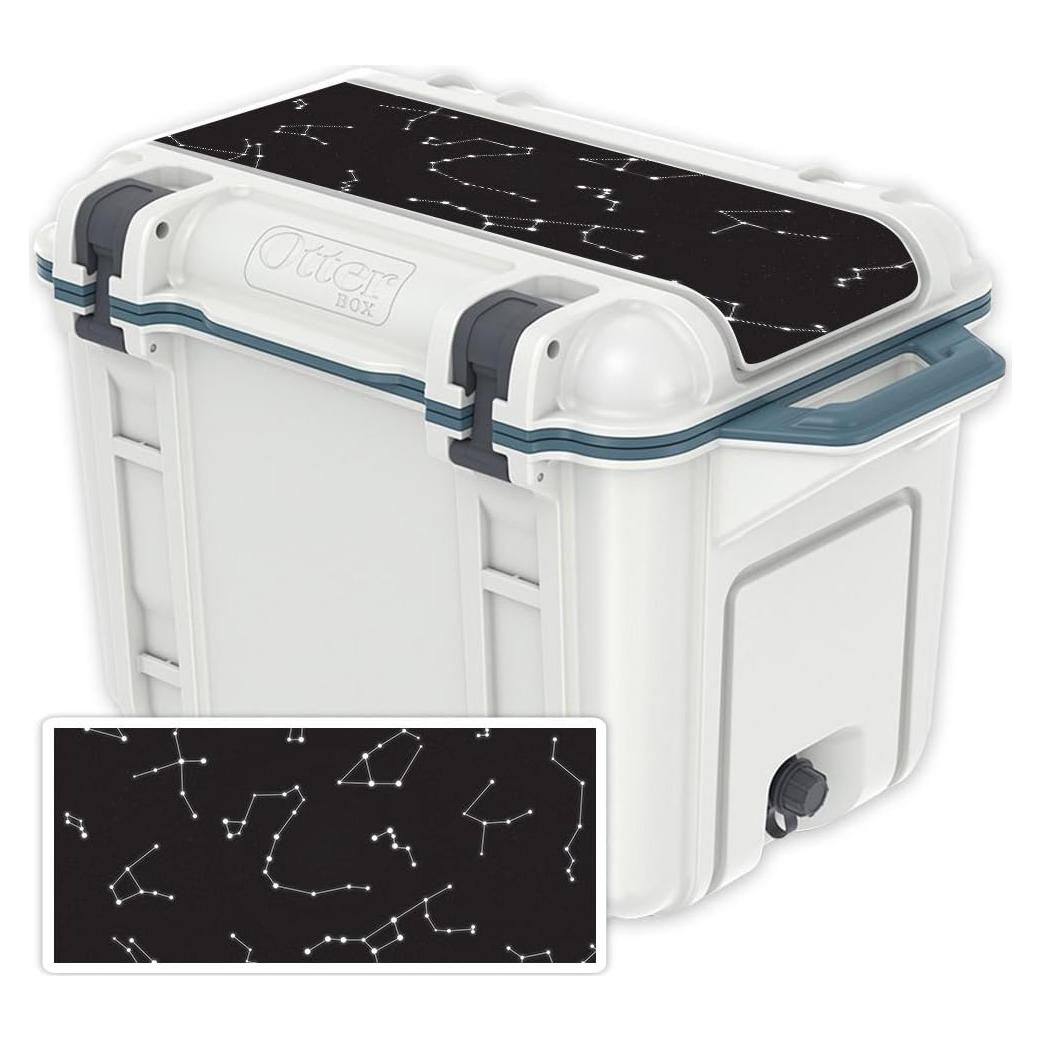 Piel de Vinilo MightySkins para Tapa Enfriador OtterBox 45 qt - Constelaciones