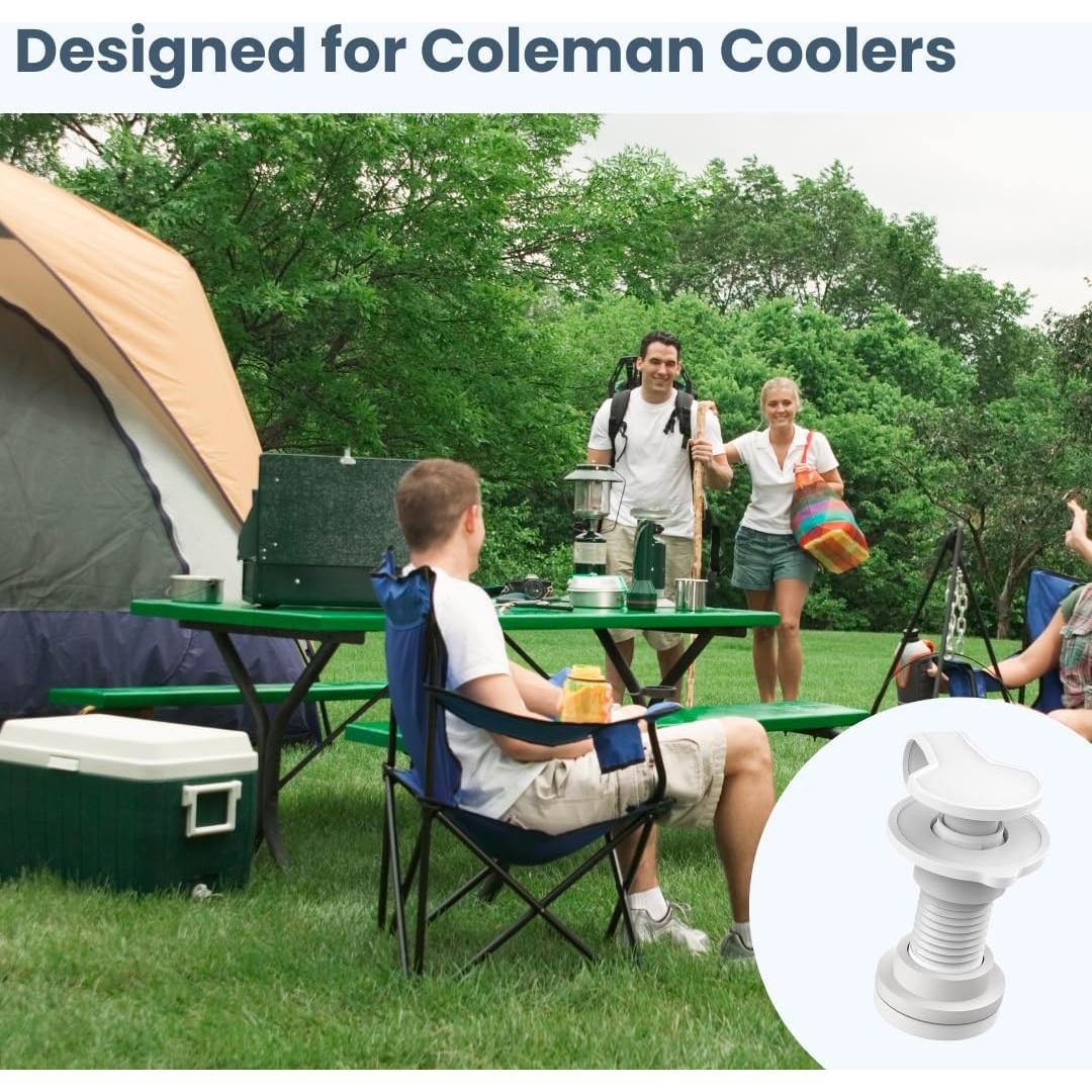 Kit de Reemplazo para Nevera Coleman - 2 Tapones y 4 Bisagras