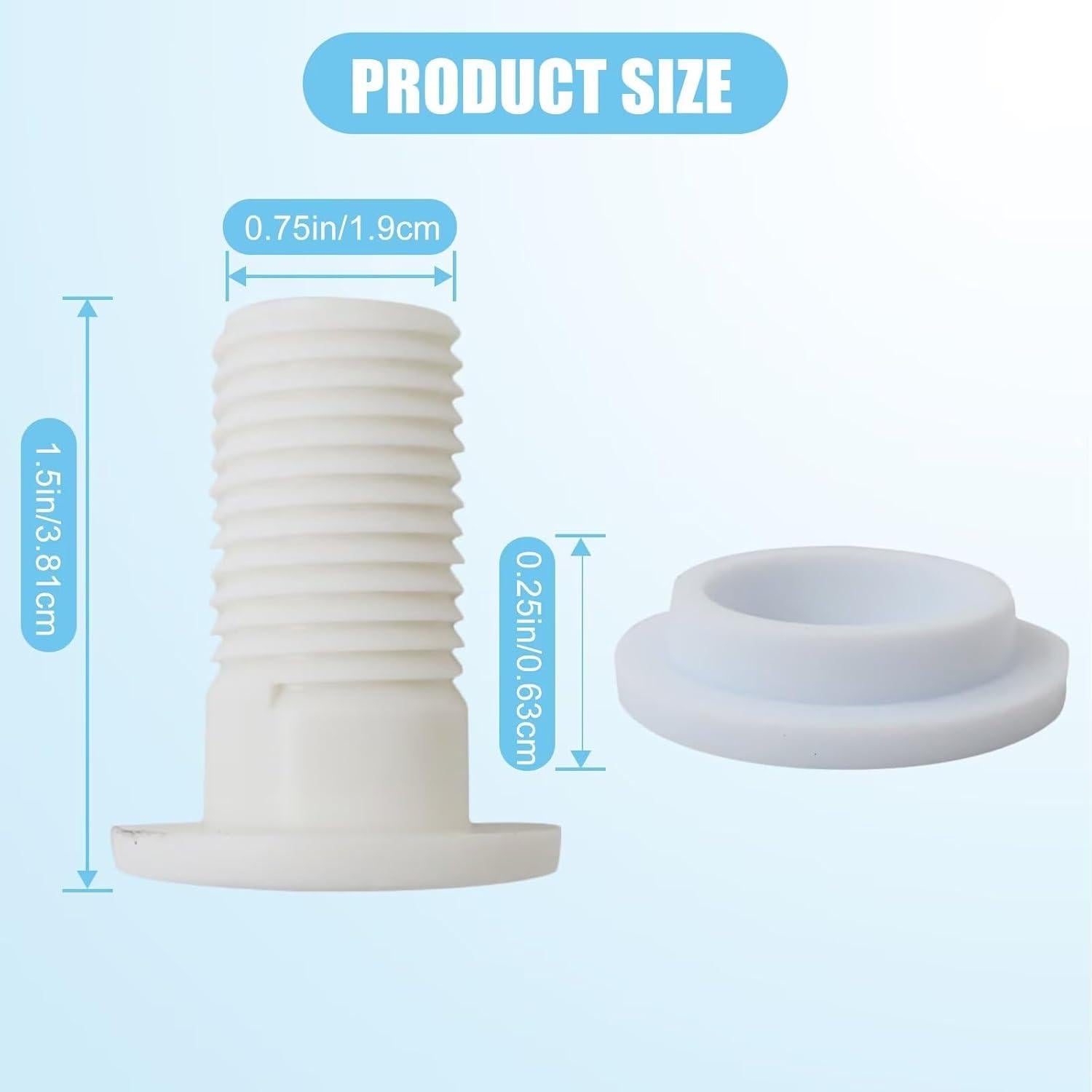 Kit de Tapón de Drenaje Leewuios para Enfriadores Coleman - 2 Piezas