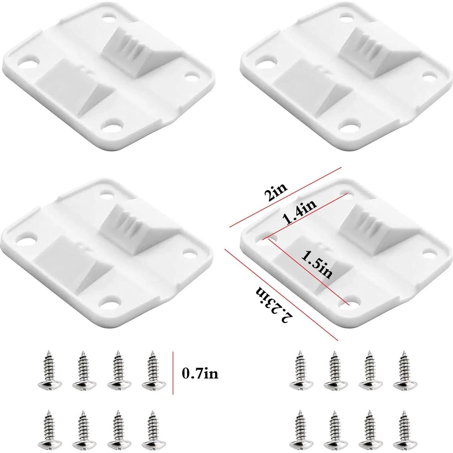 Bisagras de plástico para enfriadores Coleman - Paquete de 4