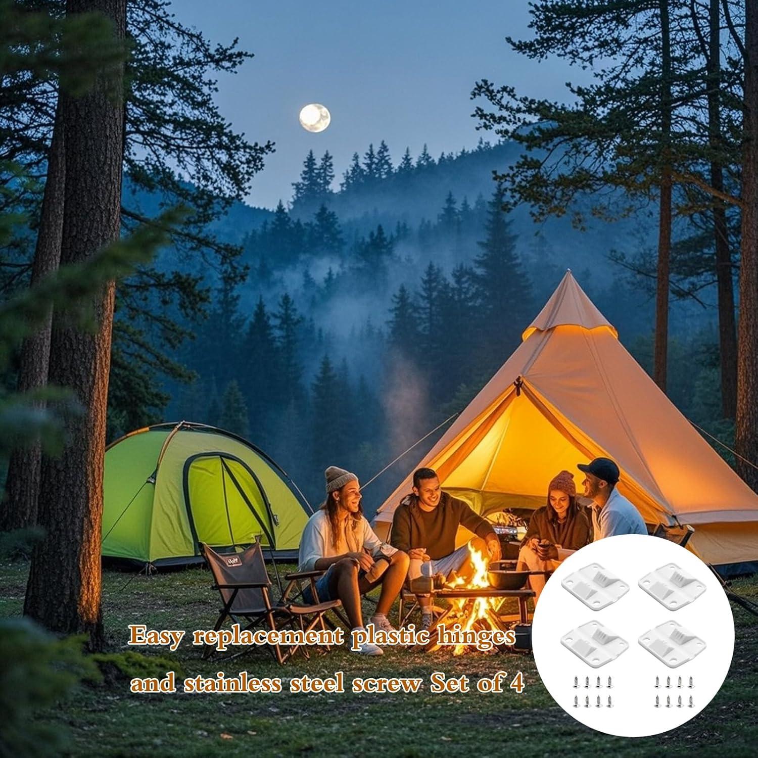 Bisagras de plástico para enfriadores Coleman - Paquete de 4