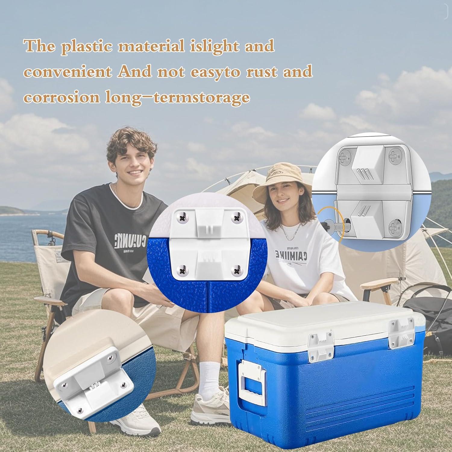 Bisagras de plástico para enfriadores Coleman - Paquete de 4