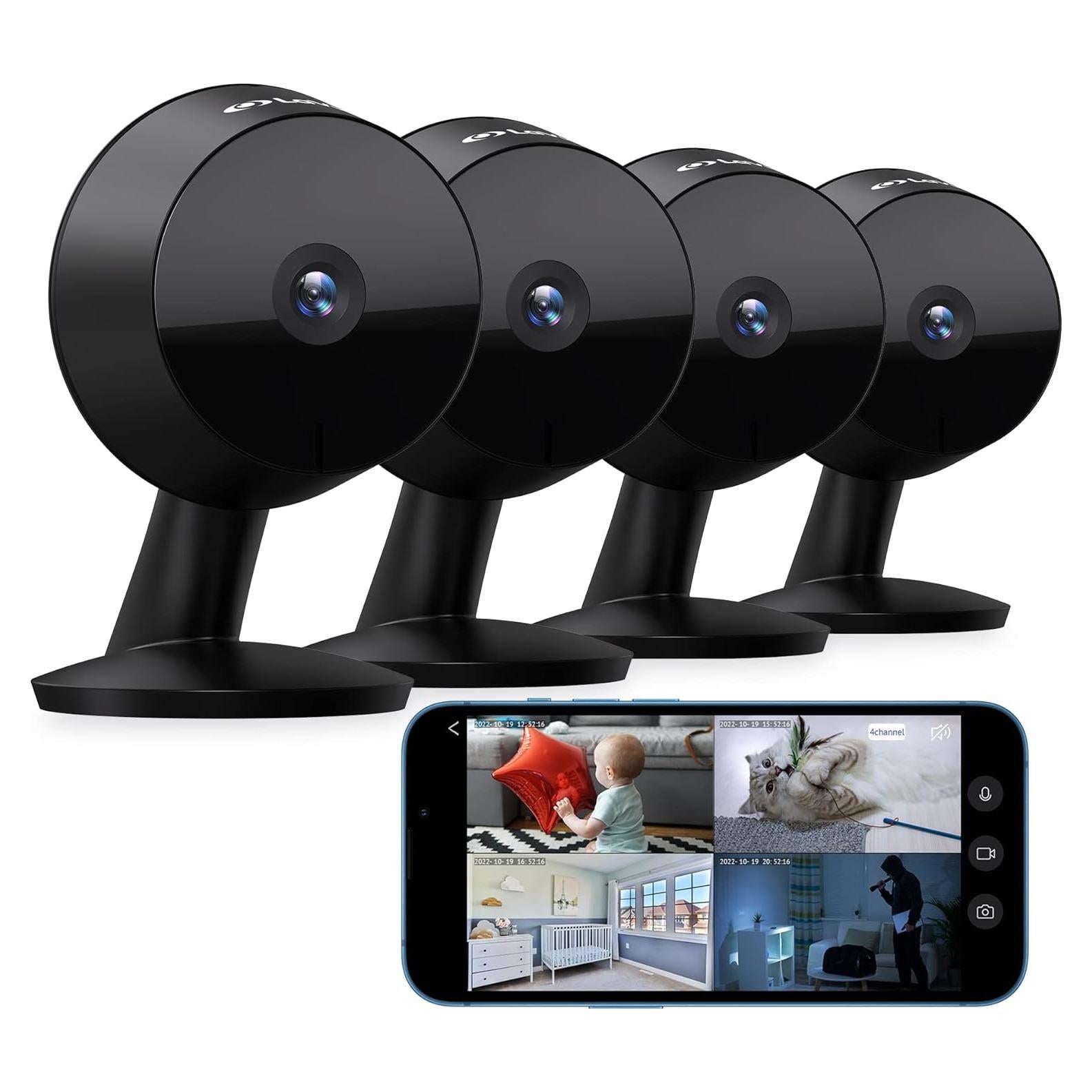 Cámara de Seguridad LaView 4MP Interior con Visión Nocturna