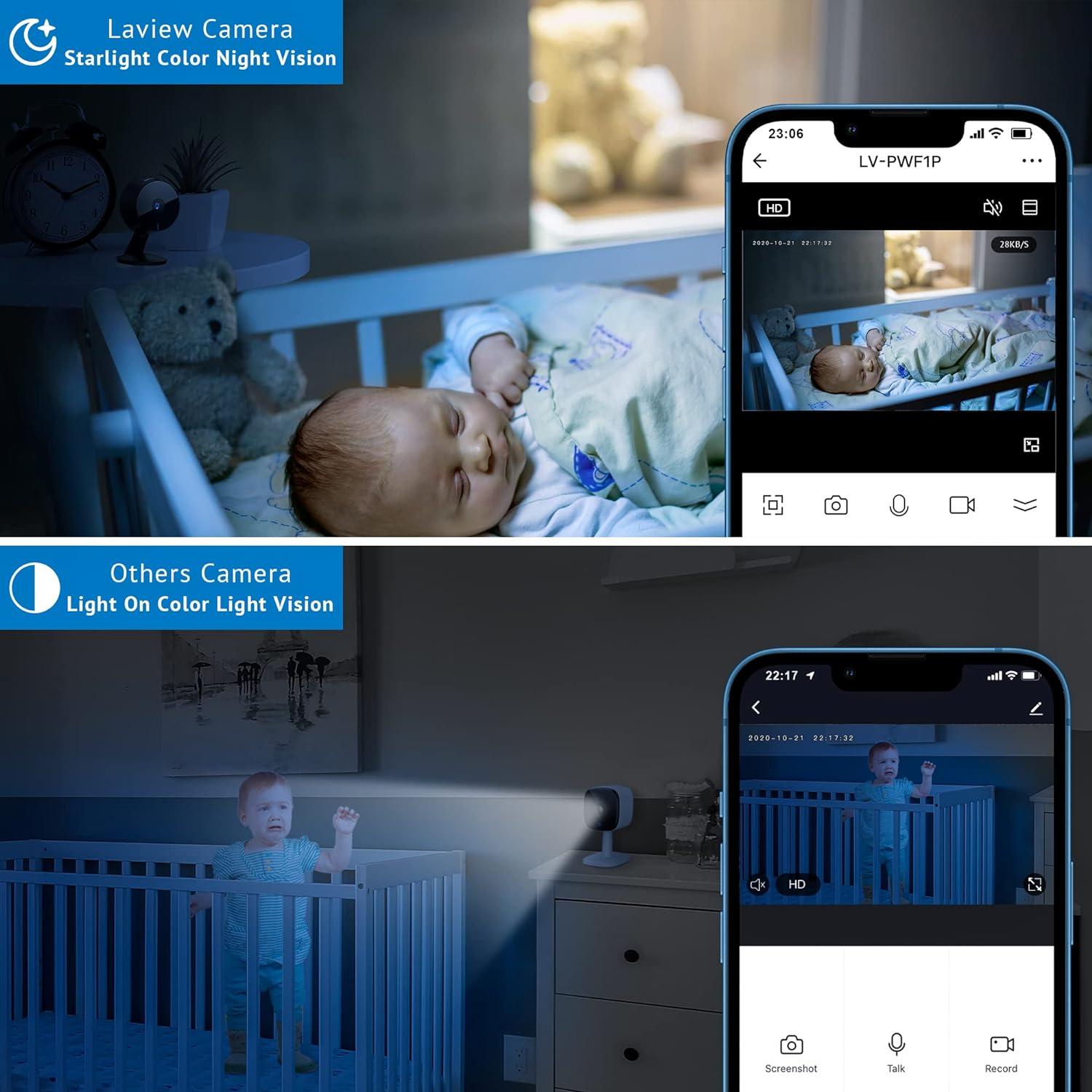 Cámara de Seguridad LaView 4MP Interior con Visión Nocturna