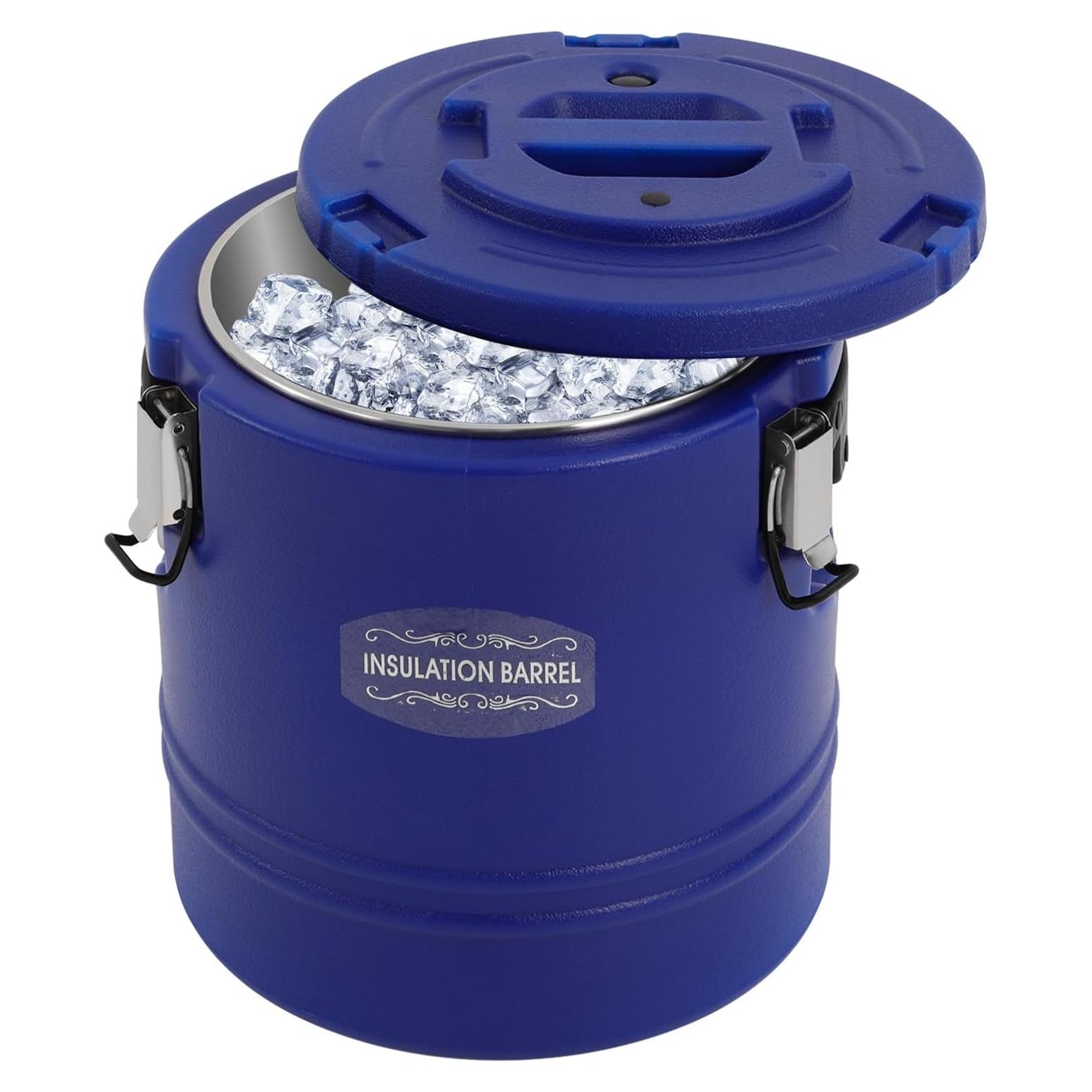 Enfriador de Bebidas Aislado Bokknppo 40L Azul para Camping