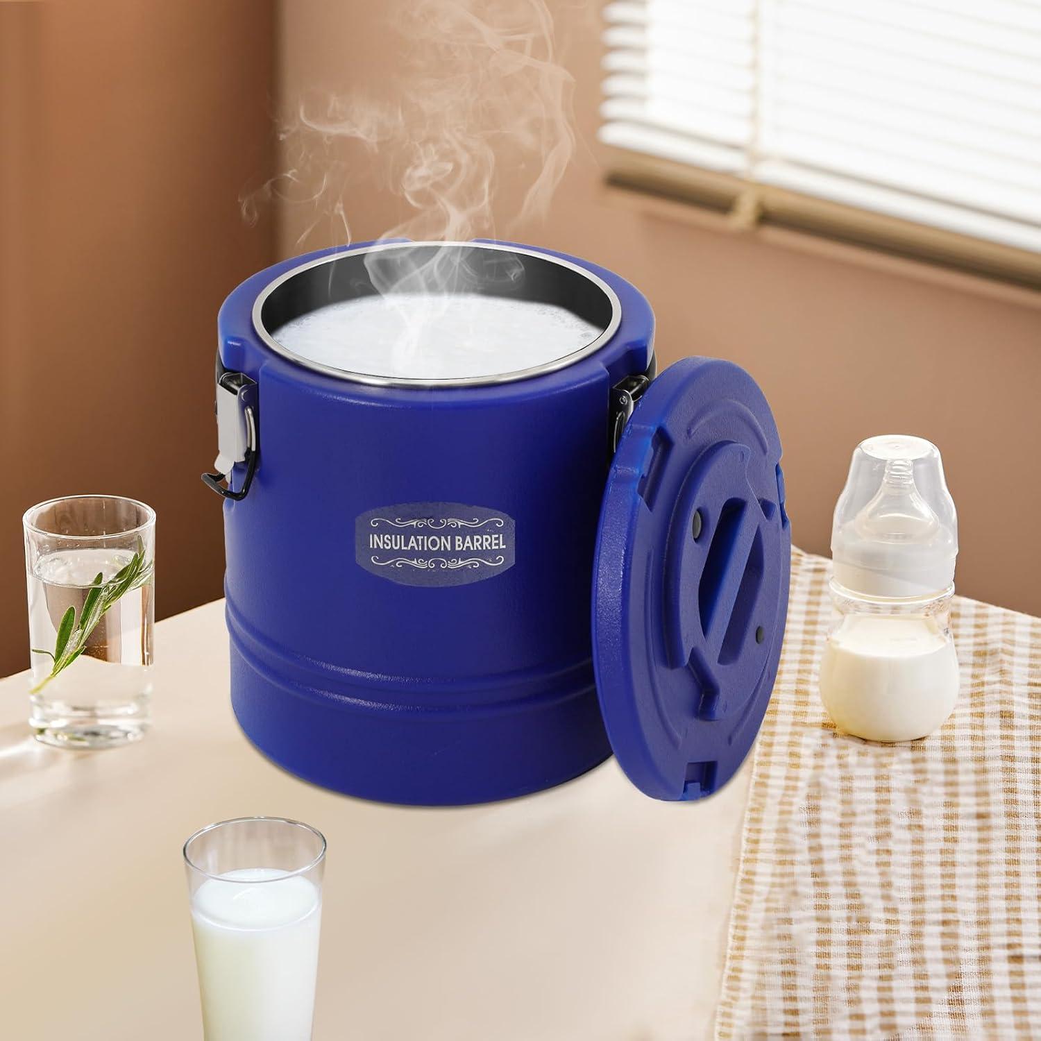 Enfriador de Bebidas Aislado Bokknppo 40L Azul para Camping