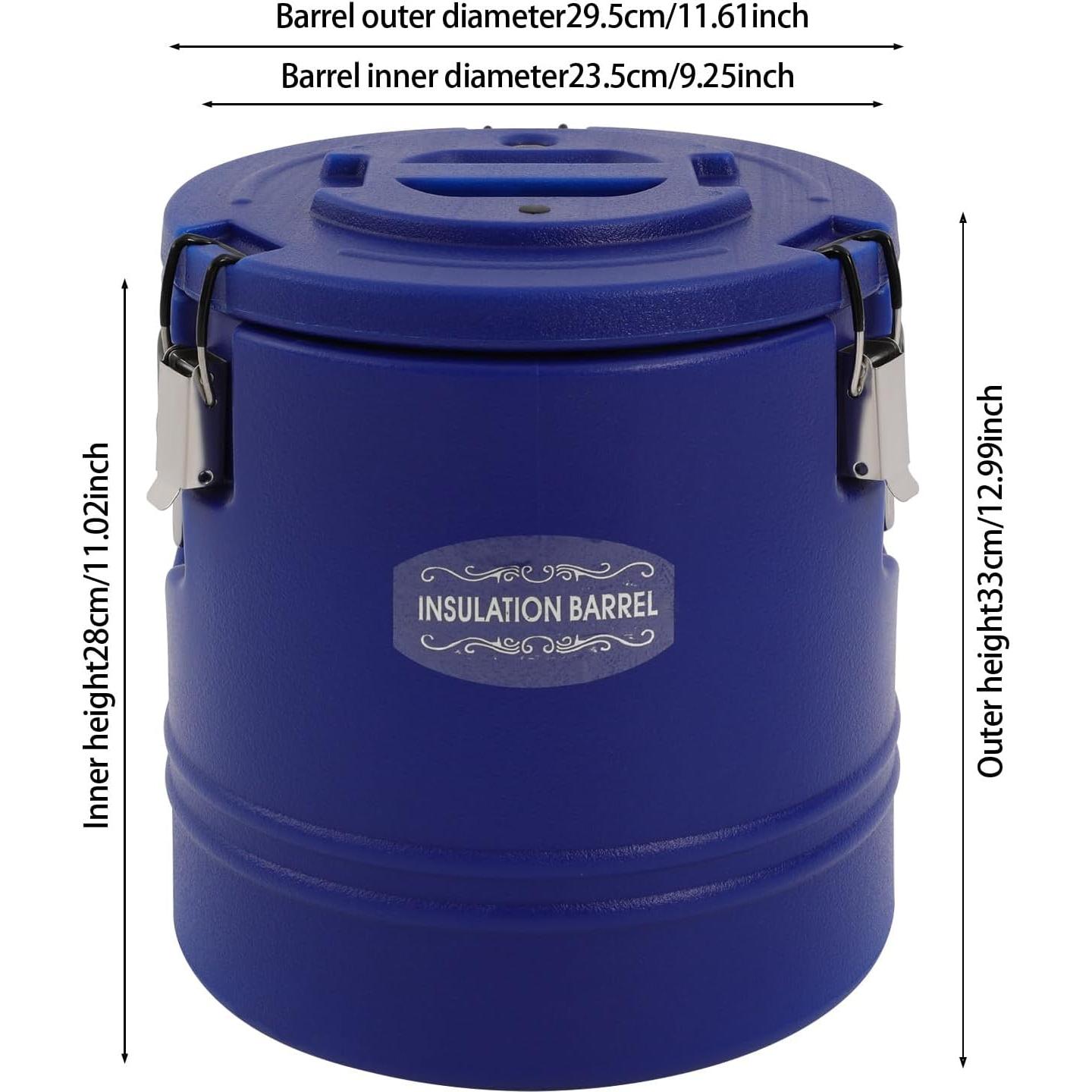 Enfriador de Bebidas Aislado Bokknppo 40L Azul para Camping