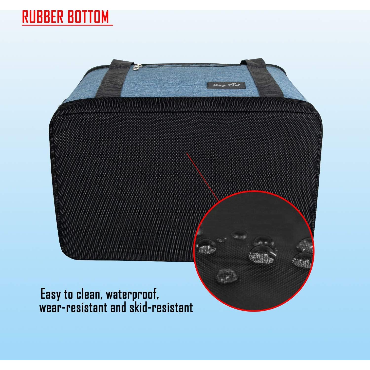 Bolsa Térmica Reutilizable Hap Tim 40 Latas 30L Azul Gris