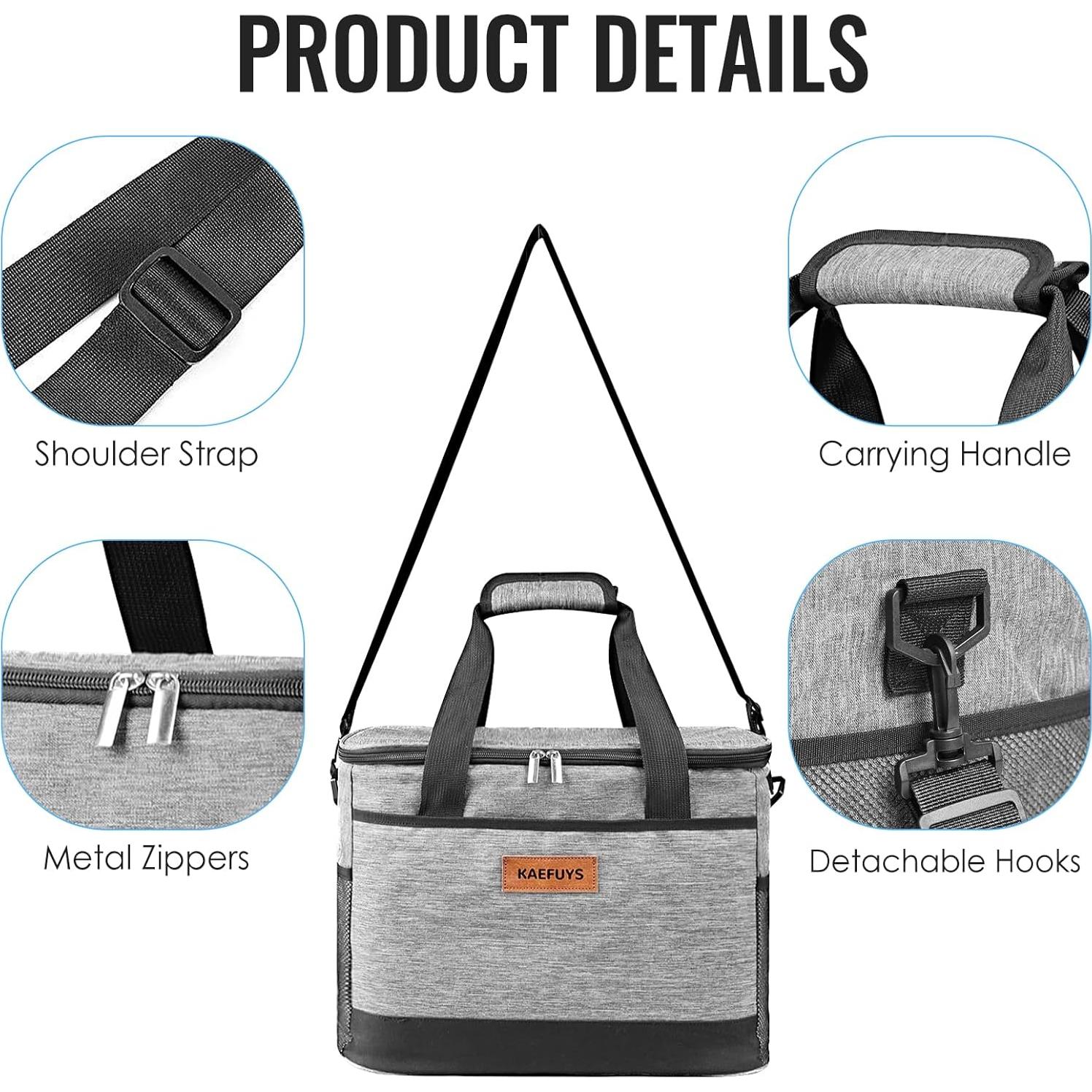 Bolsa Térmica Aislada KAEFUYS 30L Impermeable para Picnic