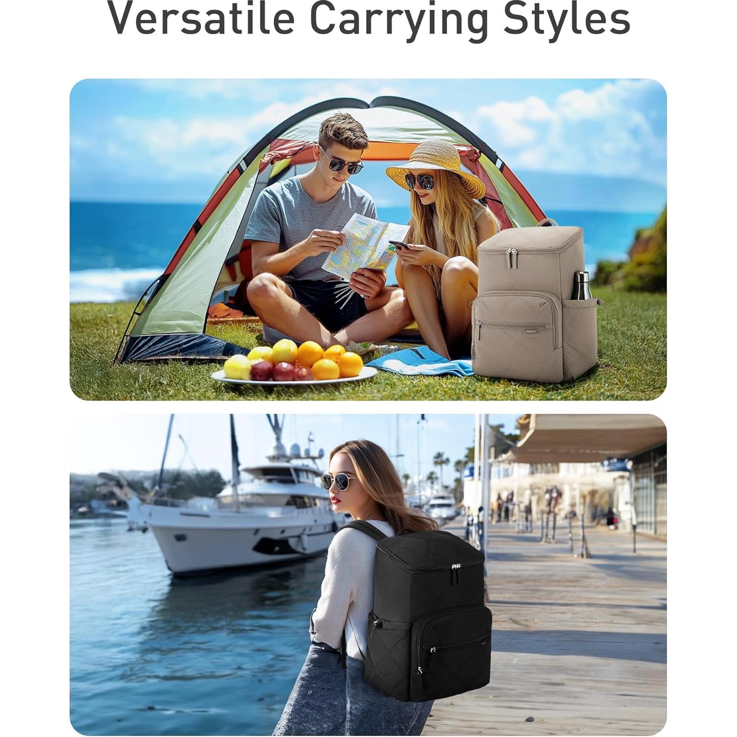 Mochila Enfriadora Aislada TOURIT 34L Impermeable para Picnic