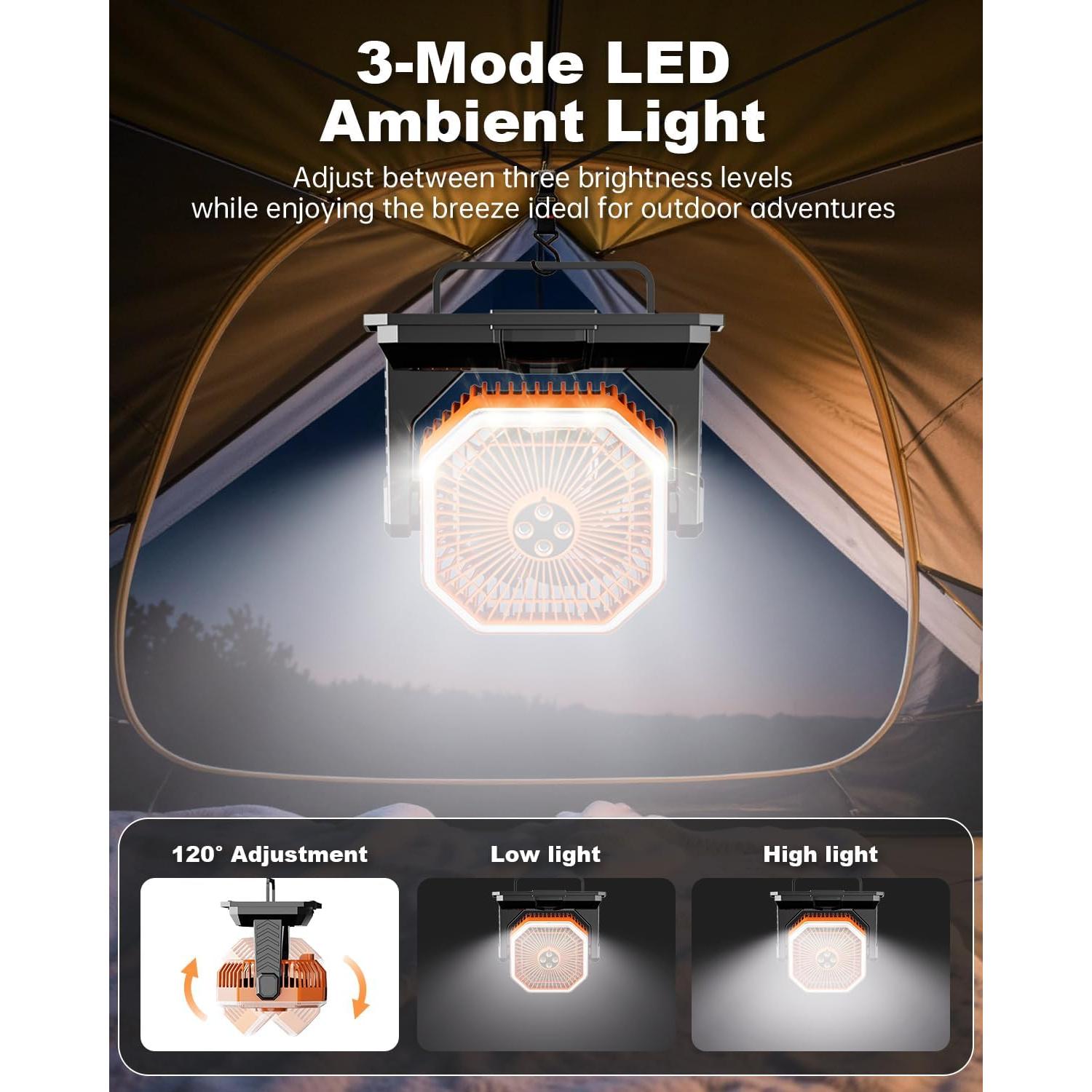 Ventilador de Nebulización Portátil Orteen 24000mAh 8L