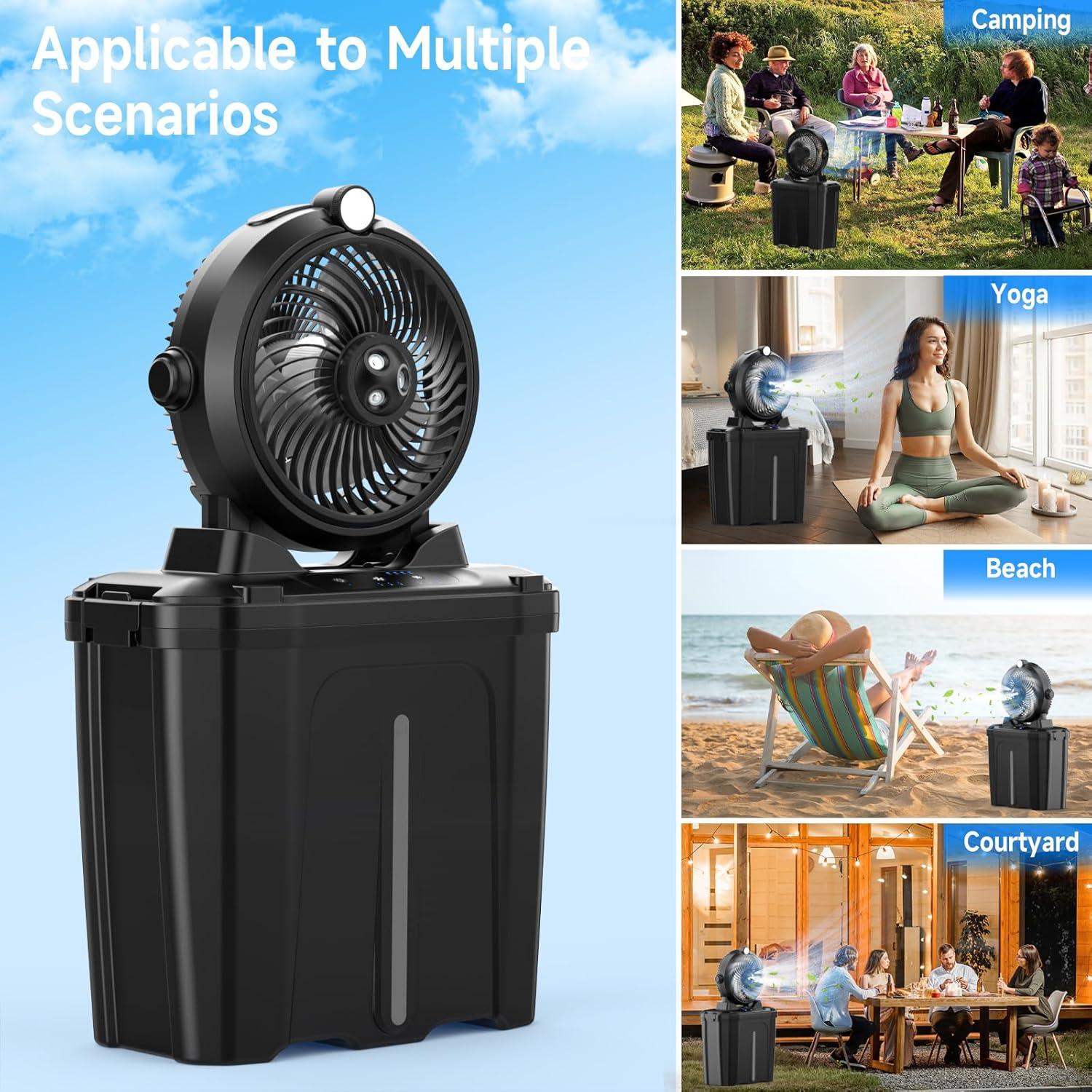 Ventilador de Nebulización Portátil Serantzon HW-1 11L 20000mAh