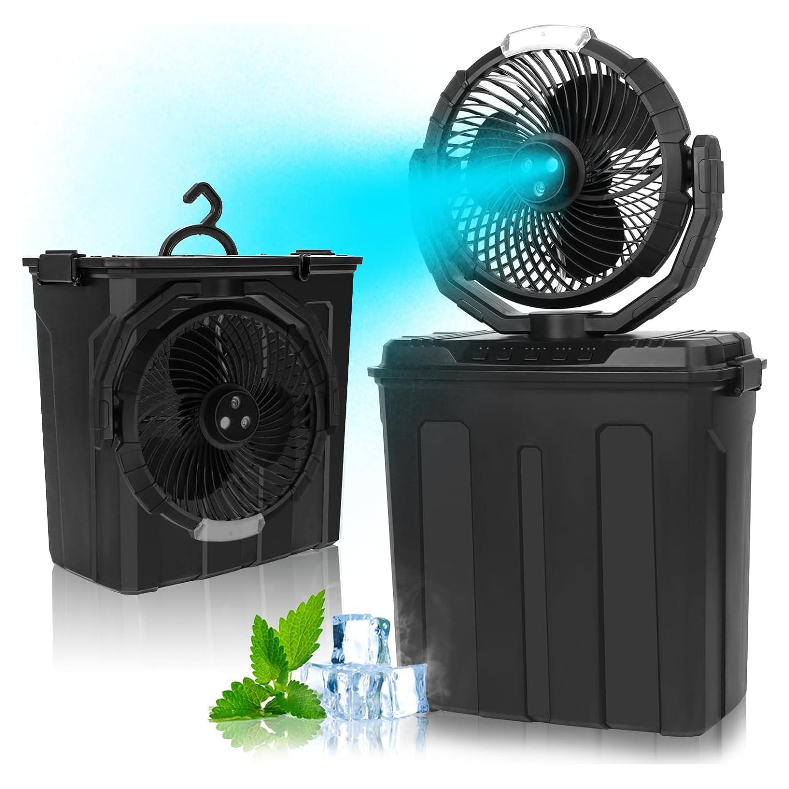 Ventilador de Nebulización Portátil Ruimos 9L 3 Velocidades